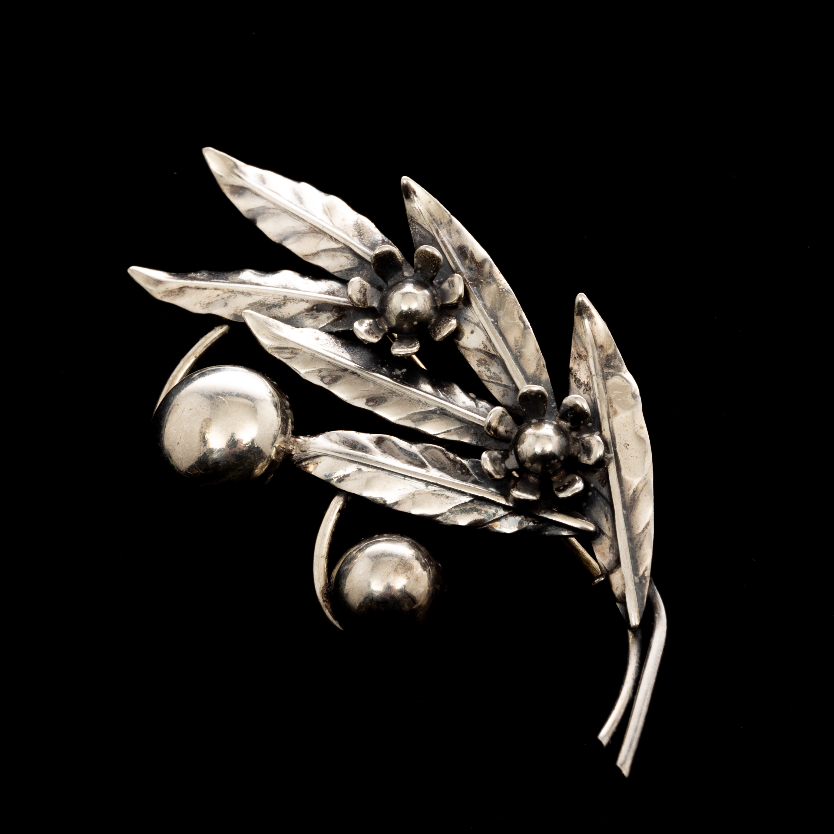 BROSCH, Silver, Pinco.