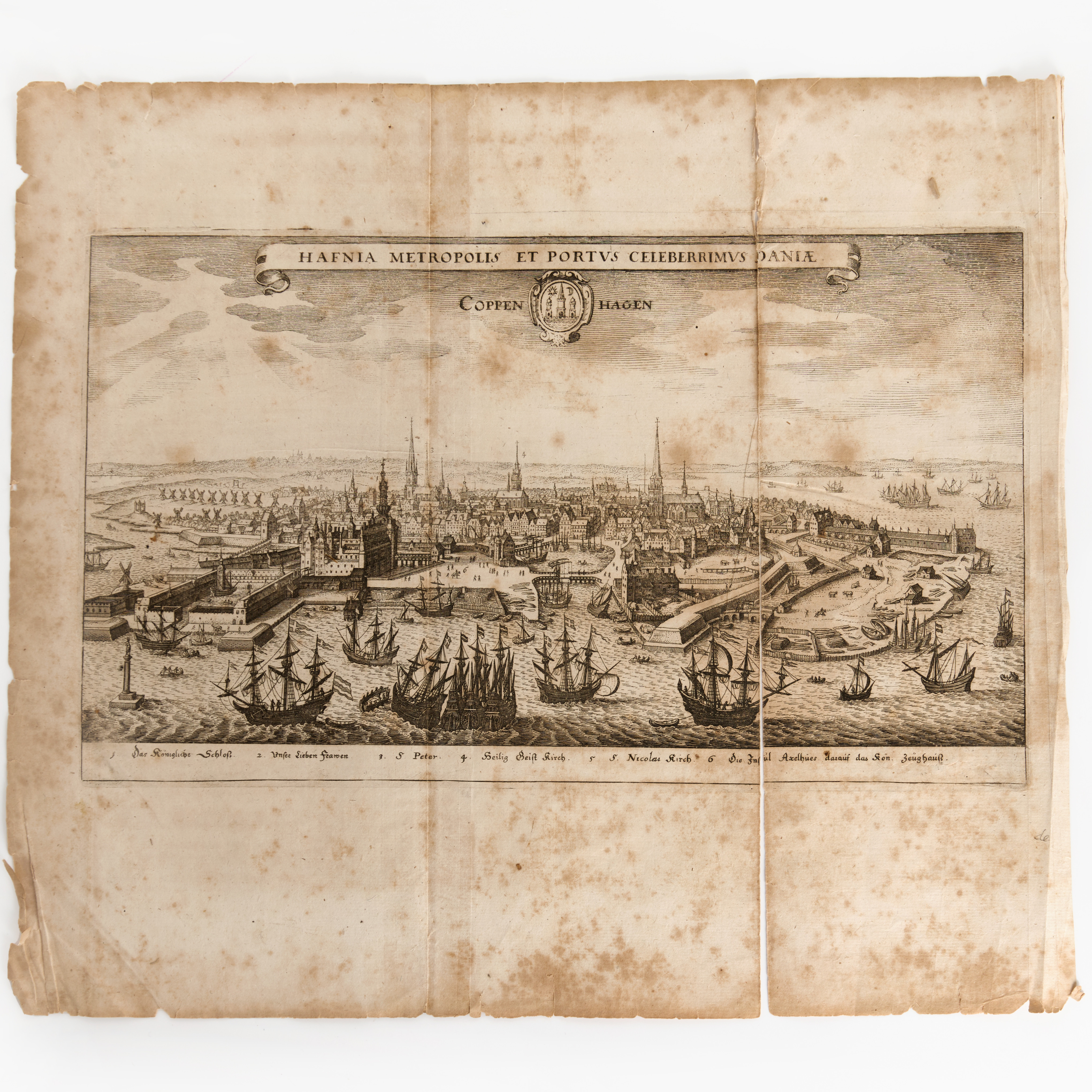 MERIAN, Coppenhagen, 1638.