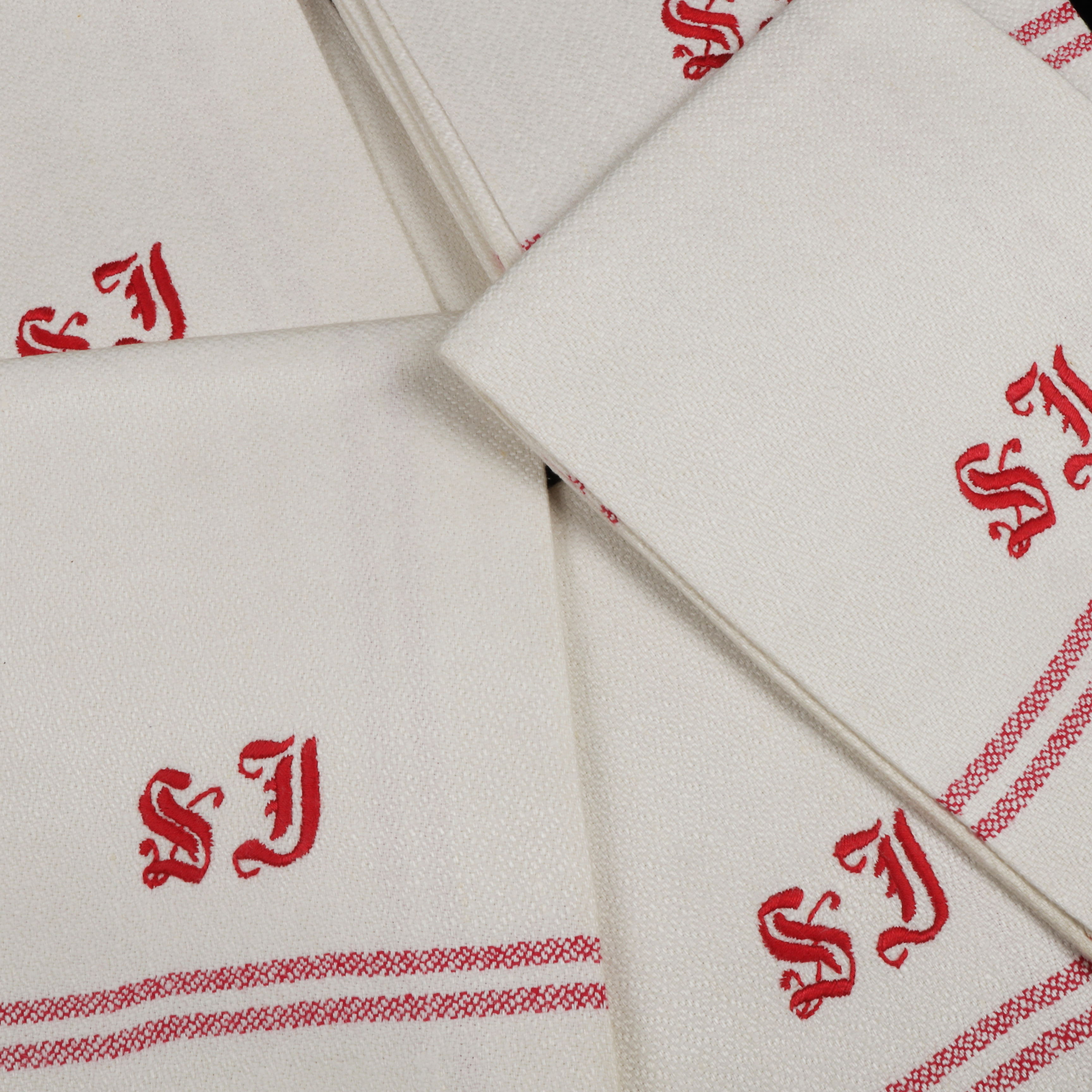 HANDDUKAR, 12 st, linne mm, 1900-tal.