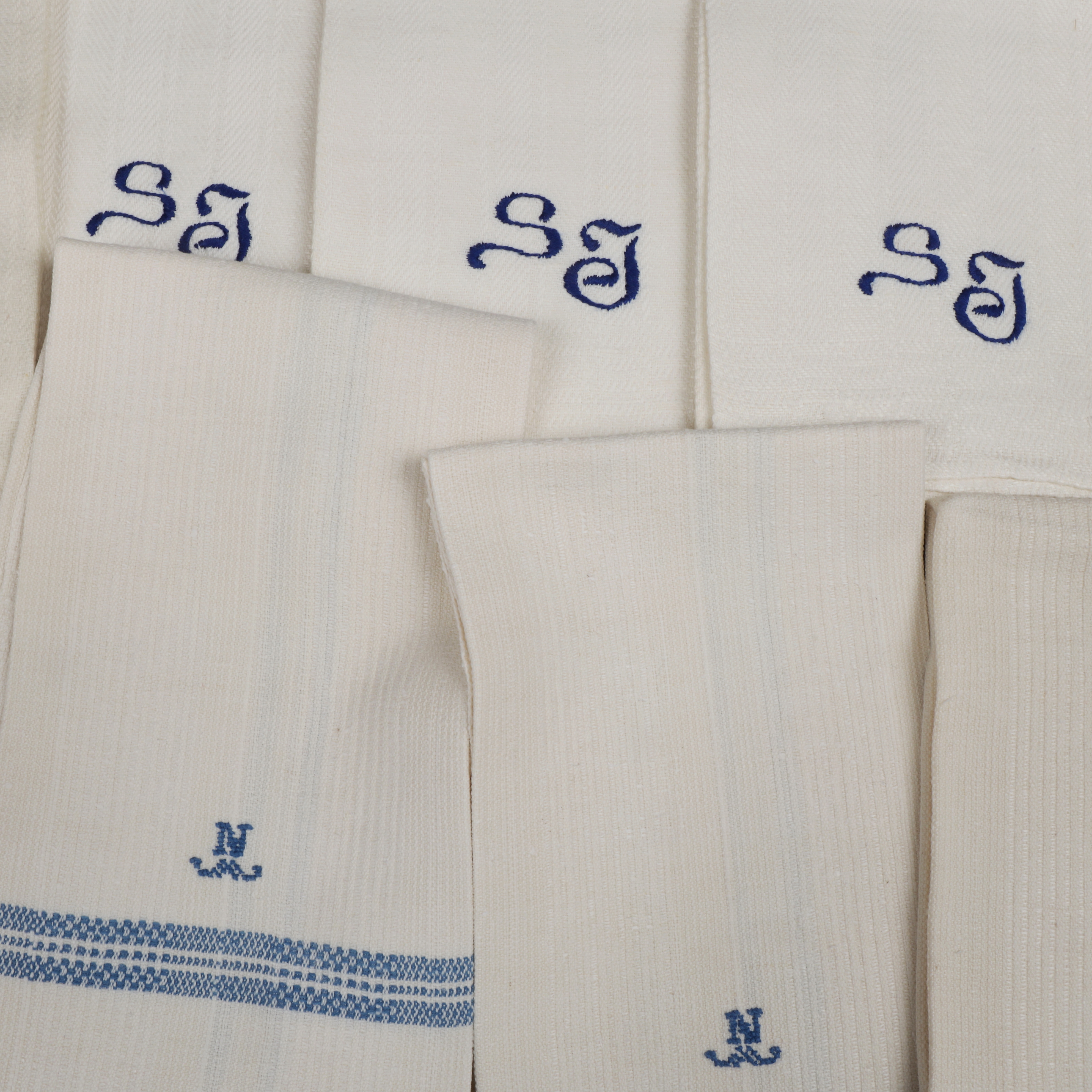 HANDDUKAR, 12 st, linne mm, 1900-tal.