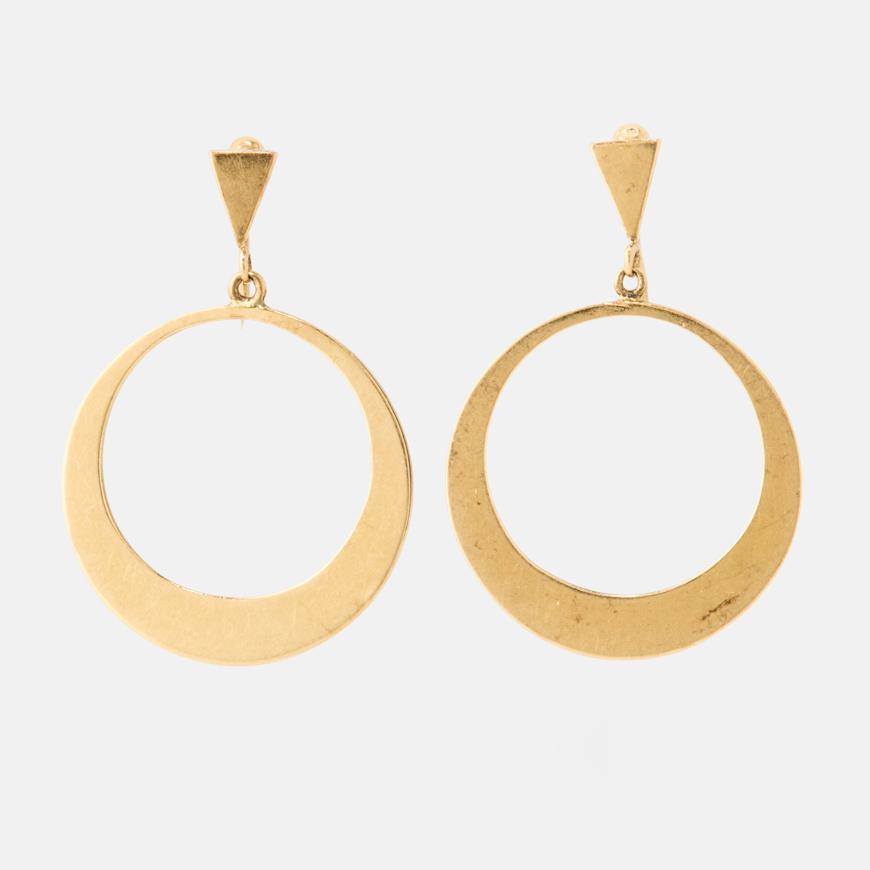 ENGELBERT. Örhängen, ett par, 18K guld, signerade Stigbert, Stockholm 1948.