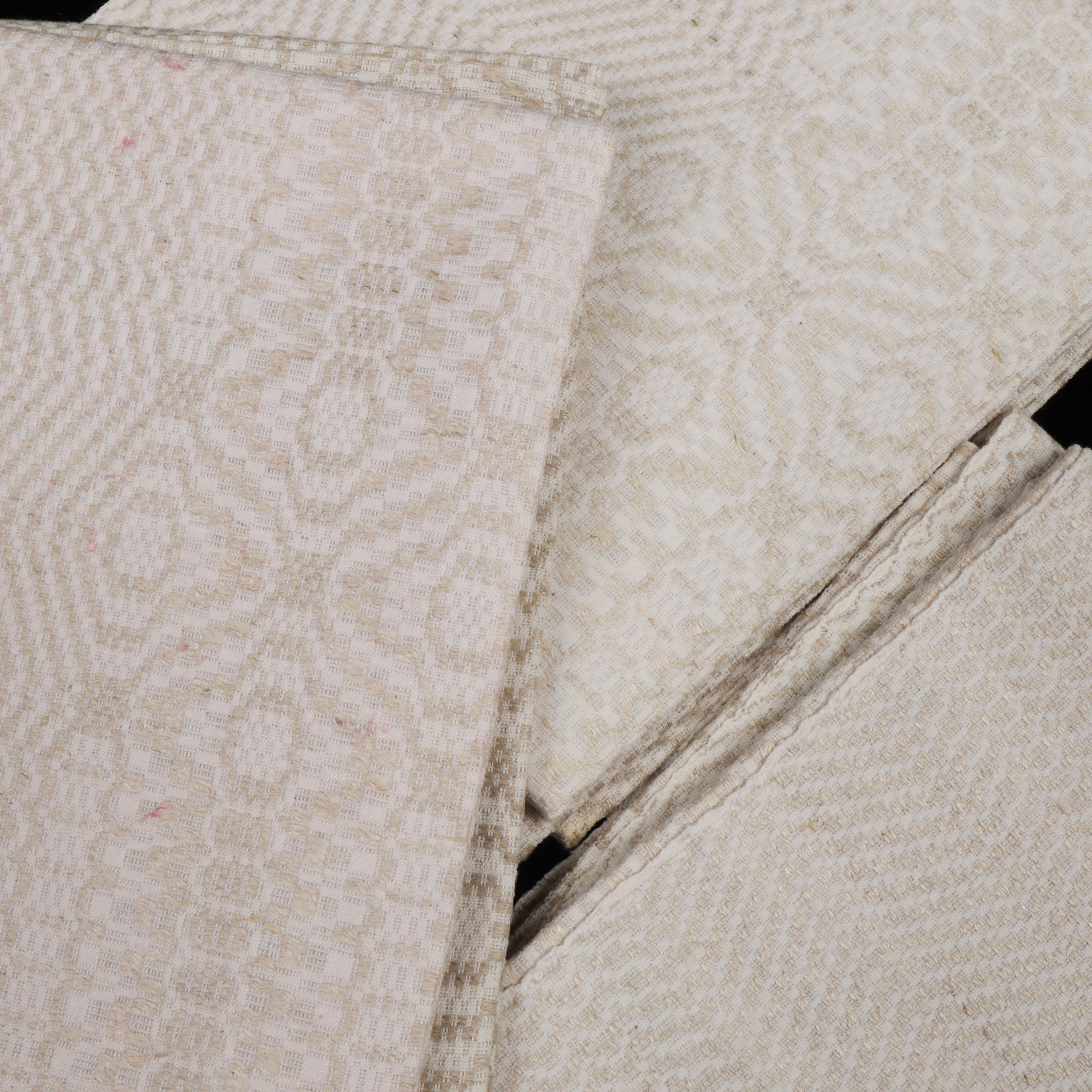 HANDDUKAR, 6 st, linne mm, 1900-tal.