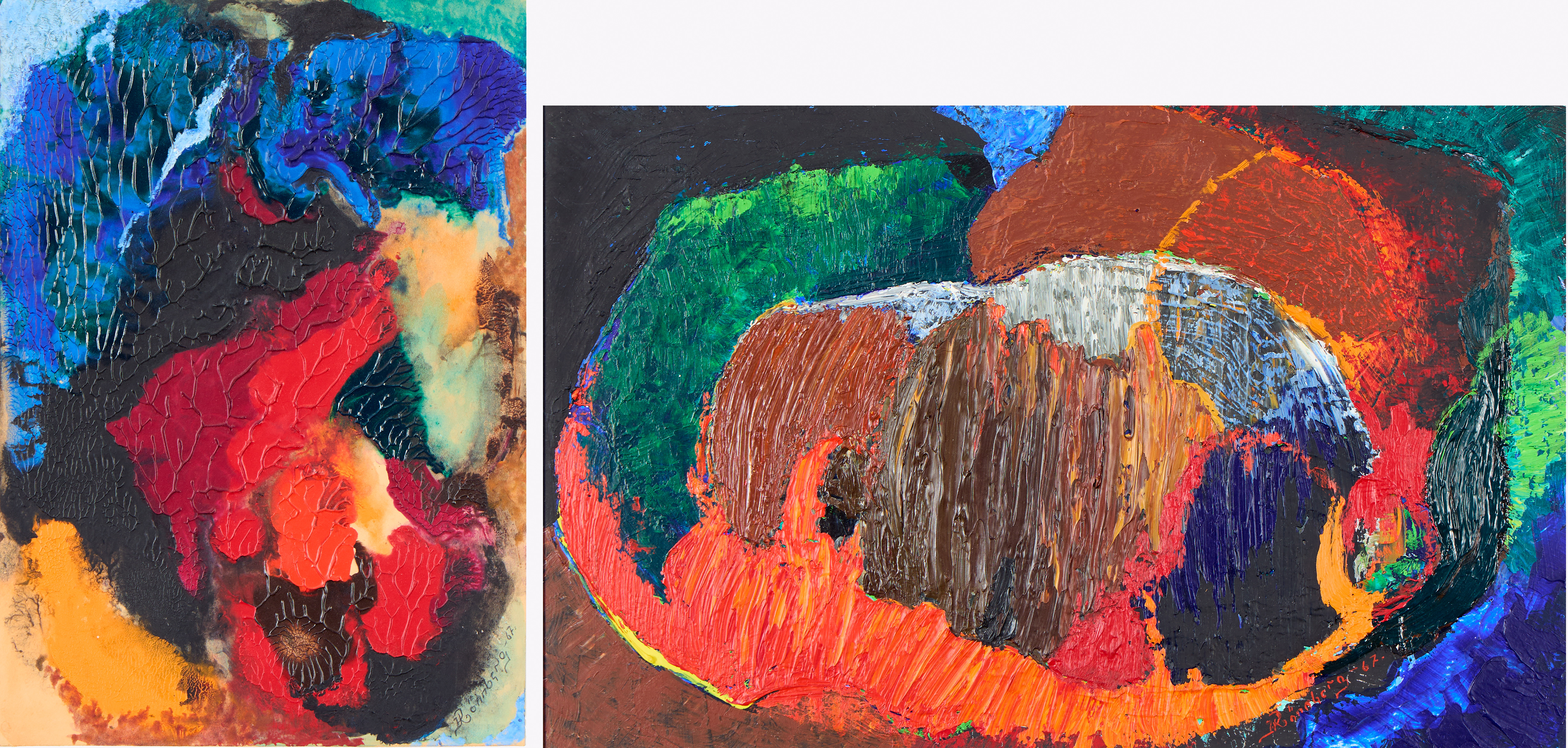 IVAR RÖNNBERG. "...Om hösten" & "Höstlandskap".