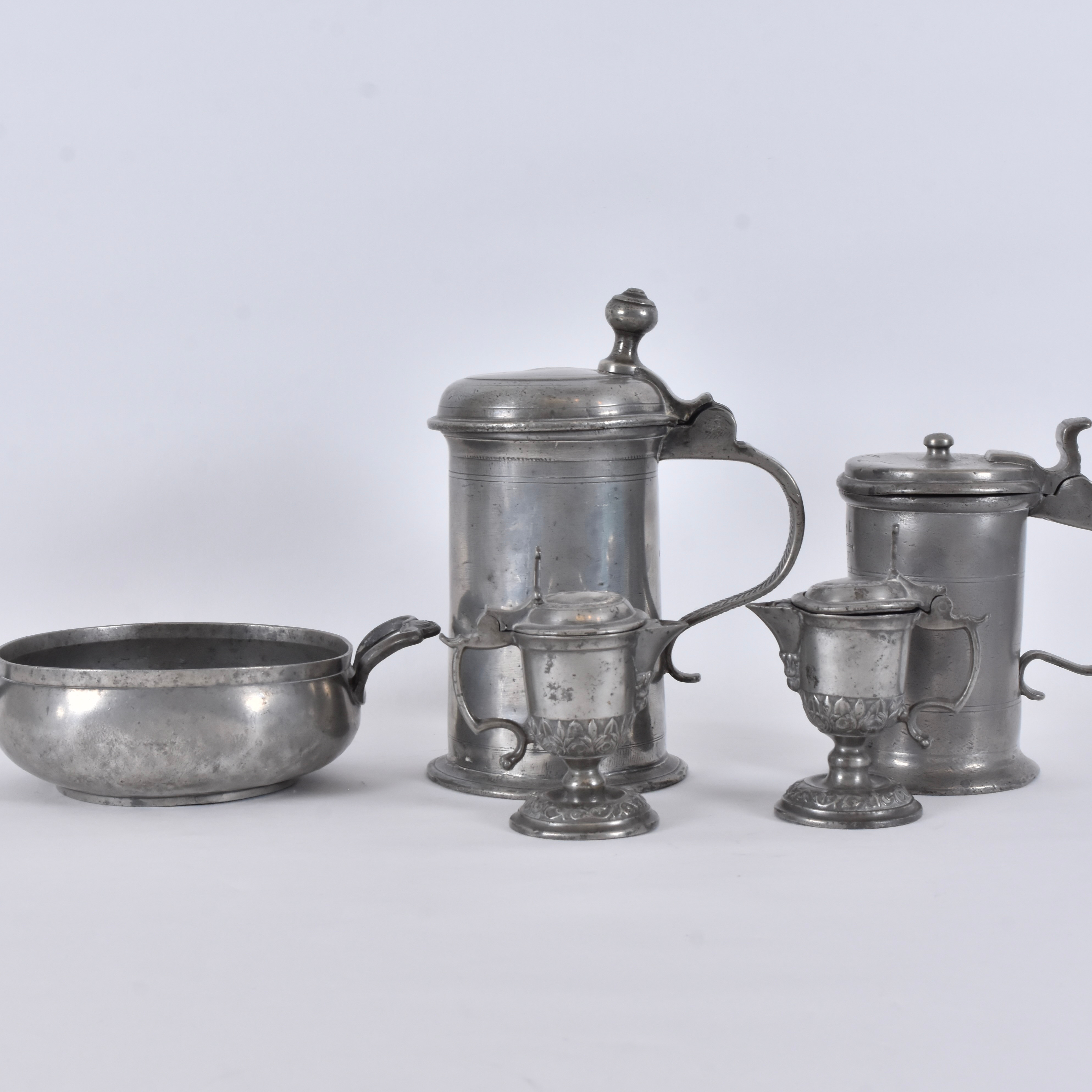 5 DELAR TENN, Tyskland, 1800-tal.