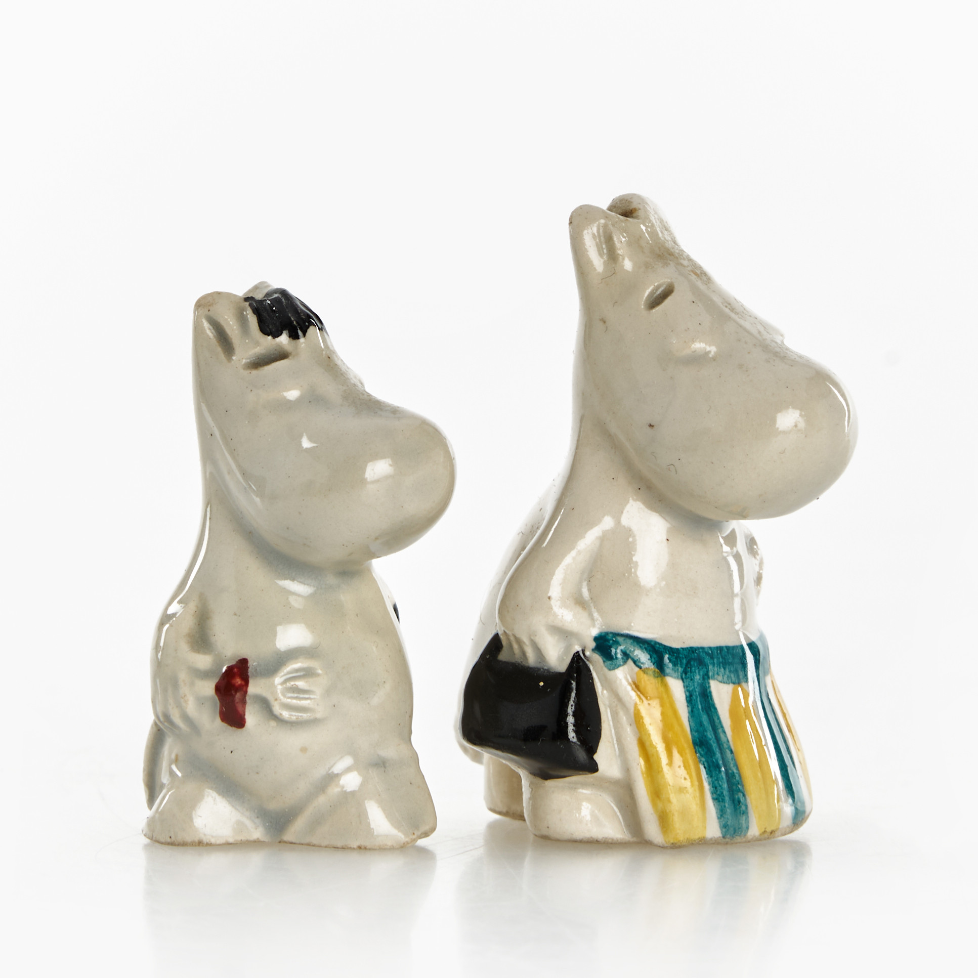 SIGNE HAMMARSTEN-JANSSON. Efter. Snorkfröken och Muminmamma, keramik, Berit Ternell/Leo Tykkyläinen, 1950-tal.