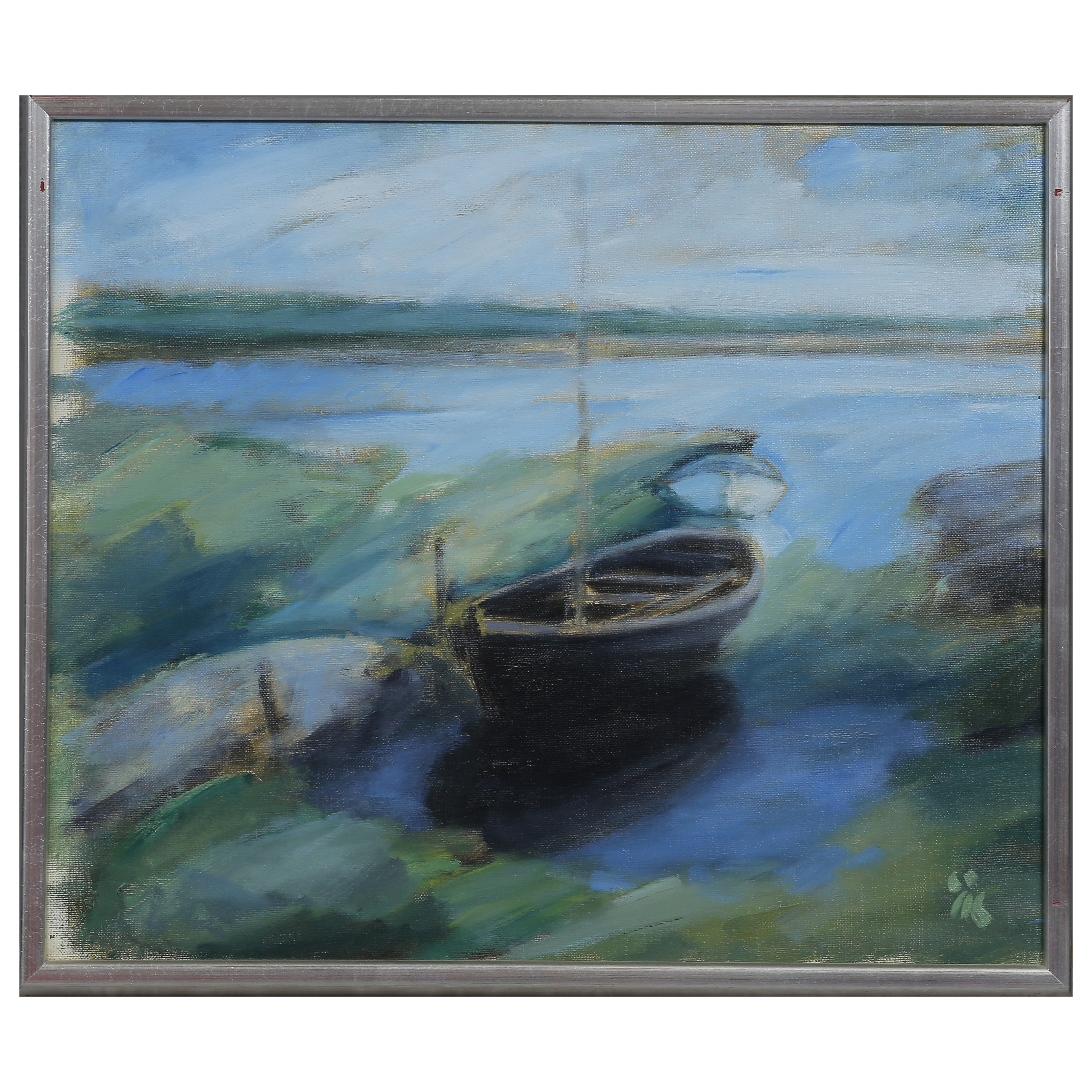 ÅKE CARLSTRÖM, OLJA PÅ DUK. SIGNERAD.