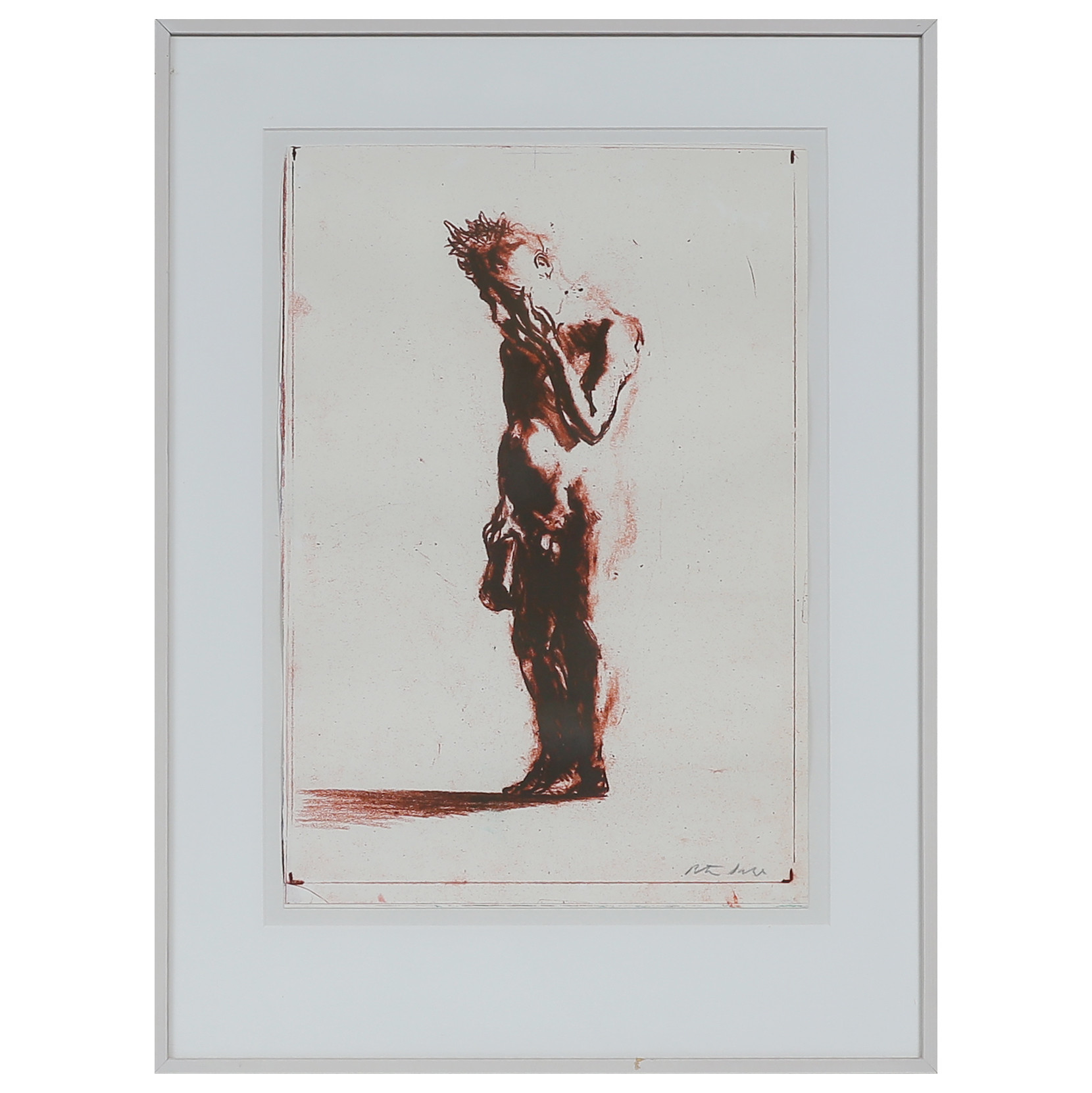 PETER DAHL. "FREDMANS EPISTEL" FÄRGLITOGRAFI, SIGNERAD.