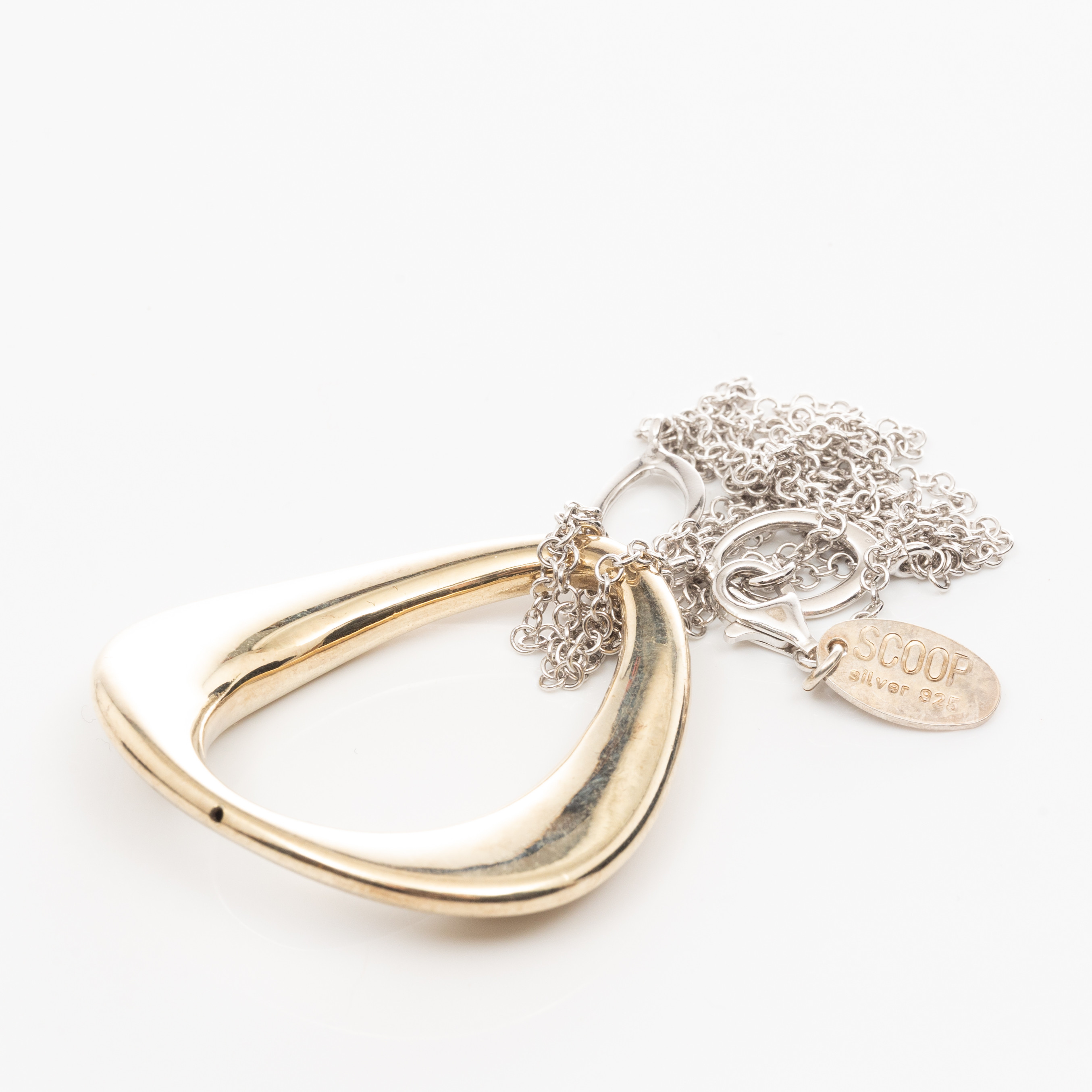 COLLIER, Sterlingsilver, Scoop.