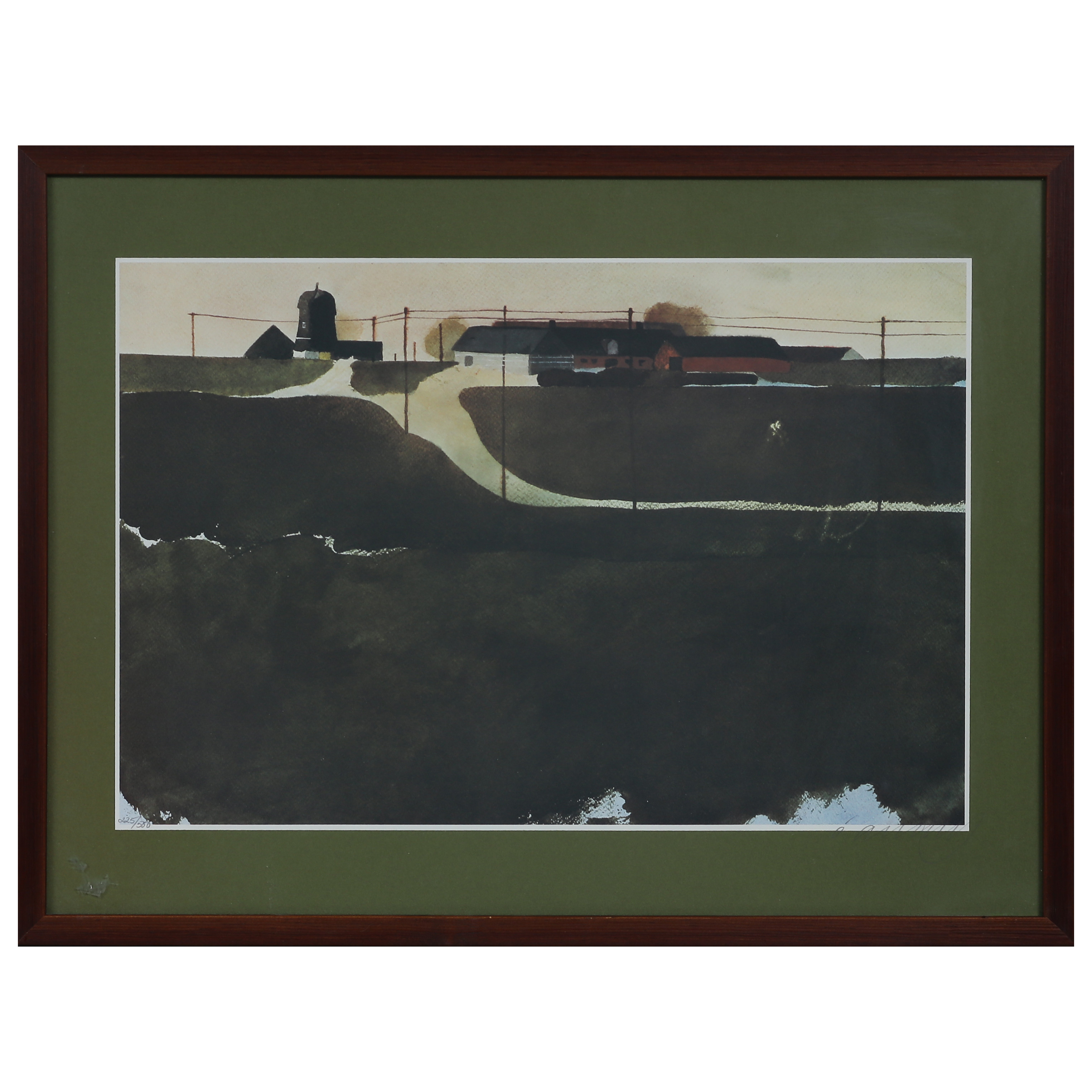 ÅKE ARENHILL. FÄRGLITOGRAFI 225/500, SIGNERAD.