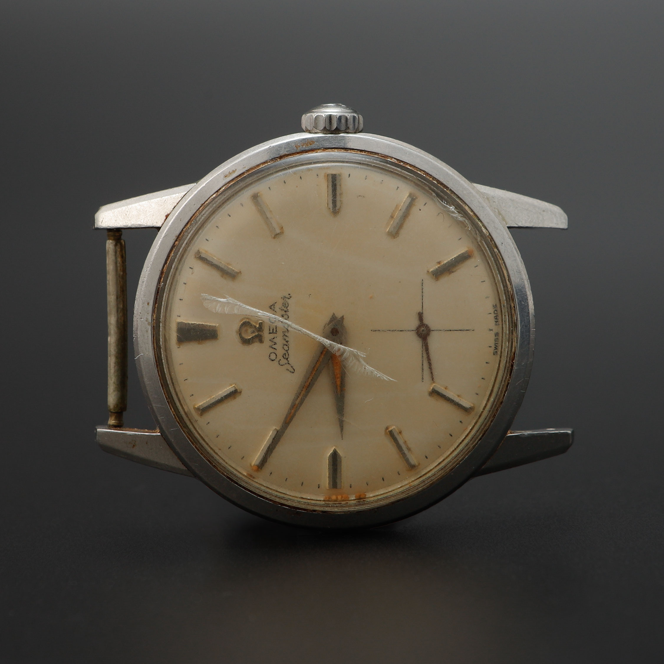 ARMBANDSUR, Omega, Seamaster, stål, manuell, 1960-tal.