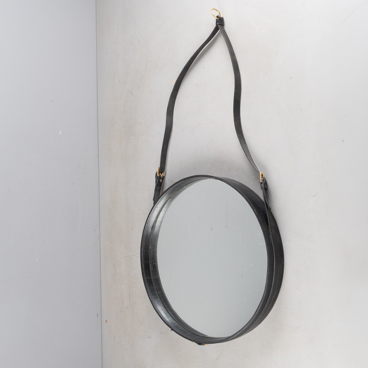 JACQUES ADNET. Spegel, för Hermès, Frankrike, 1900-talets andra hälft.