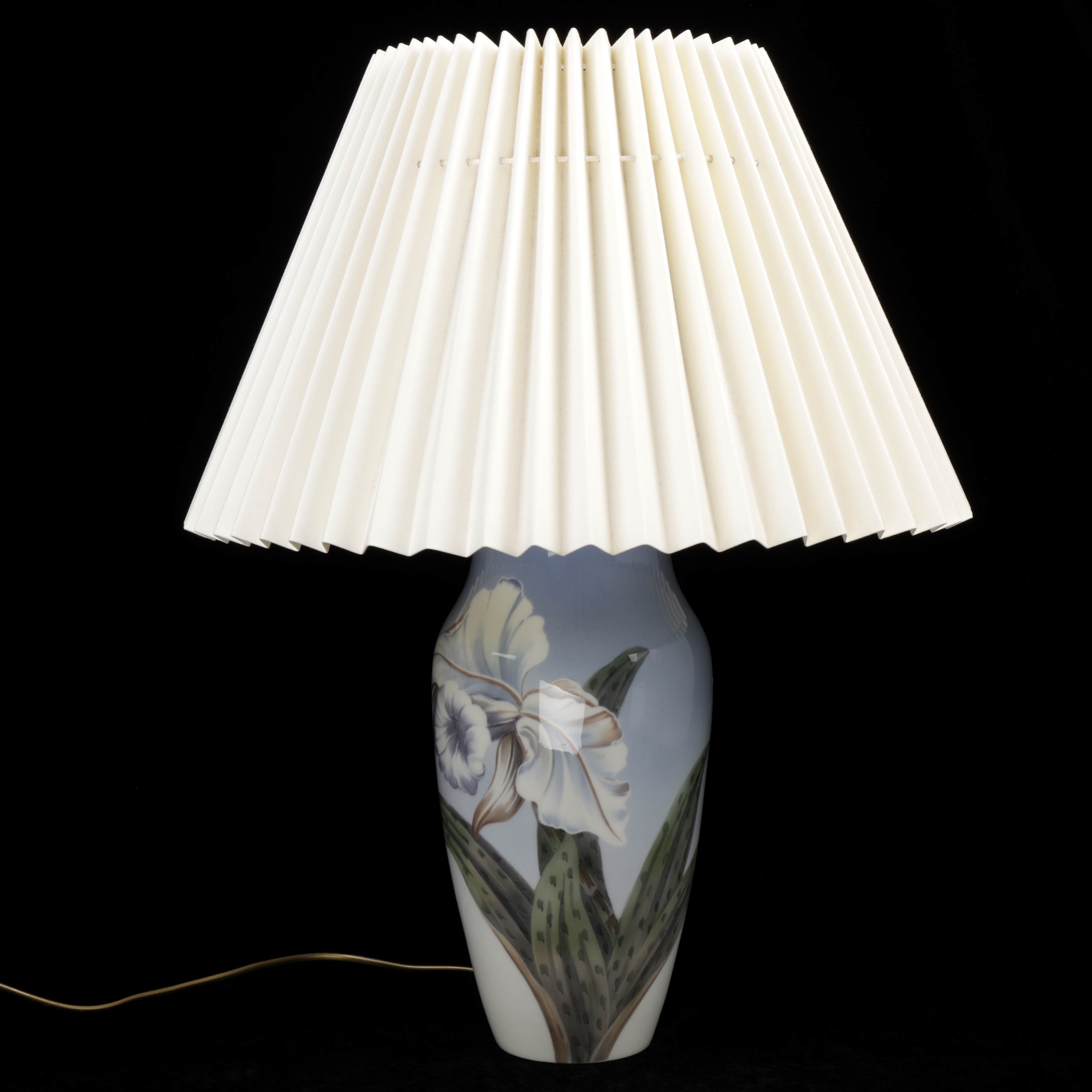 BORDSLAMPA, porslin, Royal Copenhagen, Danmark.