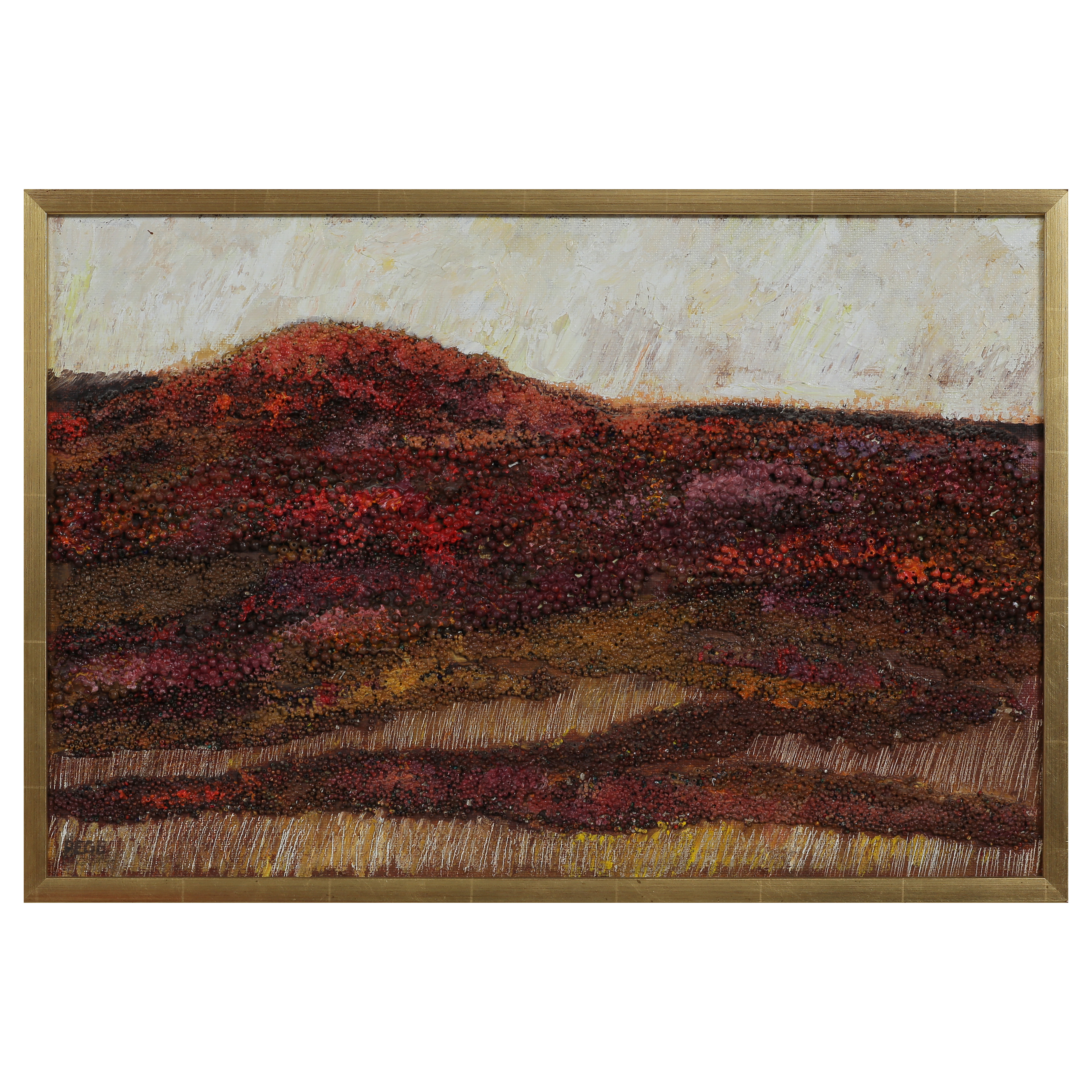 PER GUNNAR "PEGE" HANSSON "STEKENJOKK" OLJA/BLANDTEKNIK, SIGNERAD, DATERAD A TERGO.