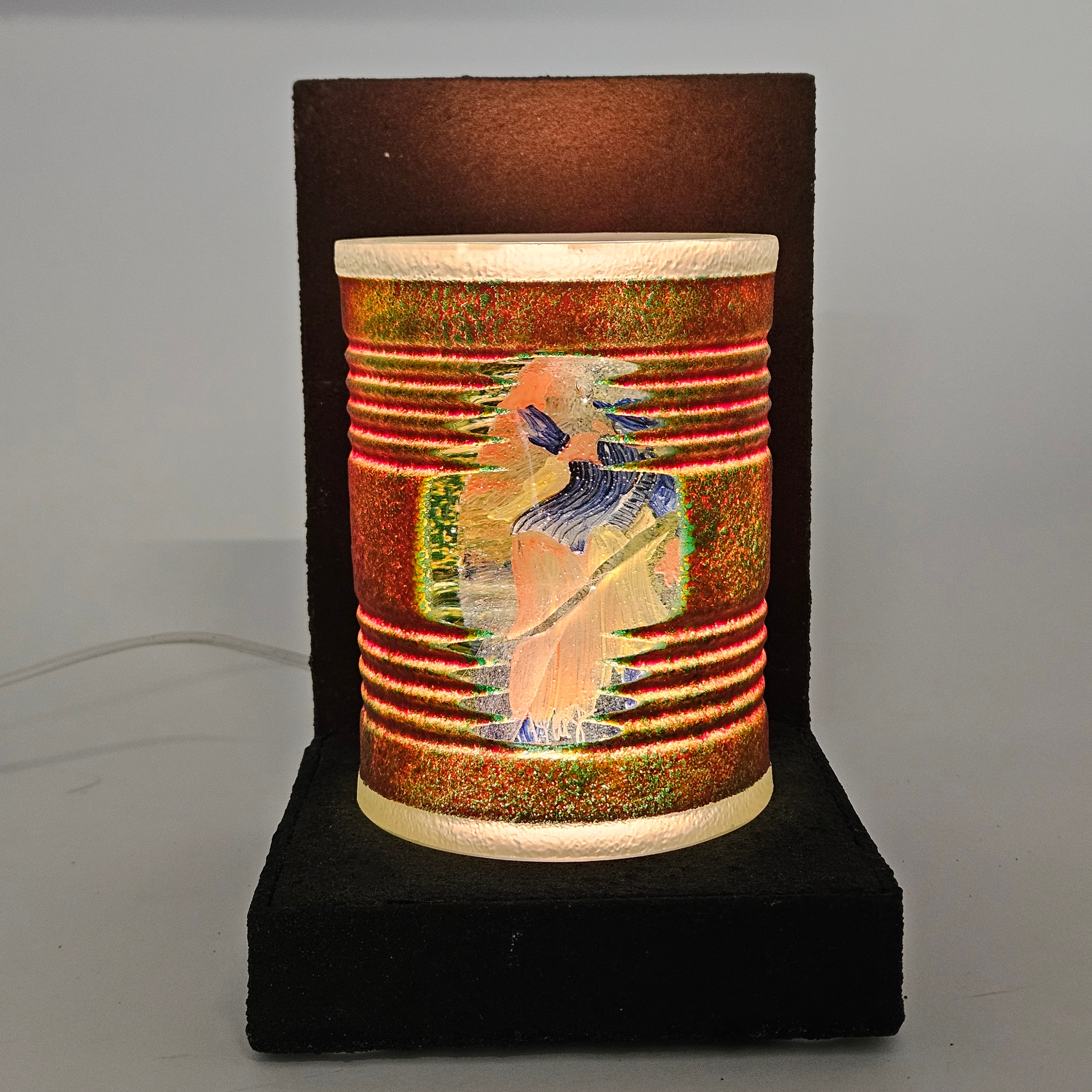 KJELL ENGMAN. Skulptur, glas, Unique, "Fashion soup", Kosta Boda.