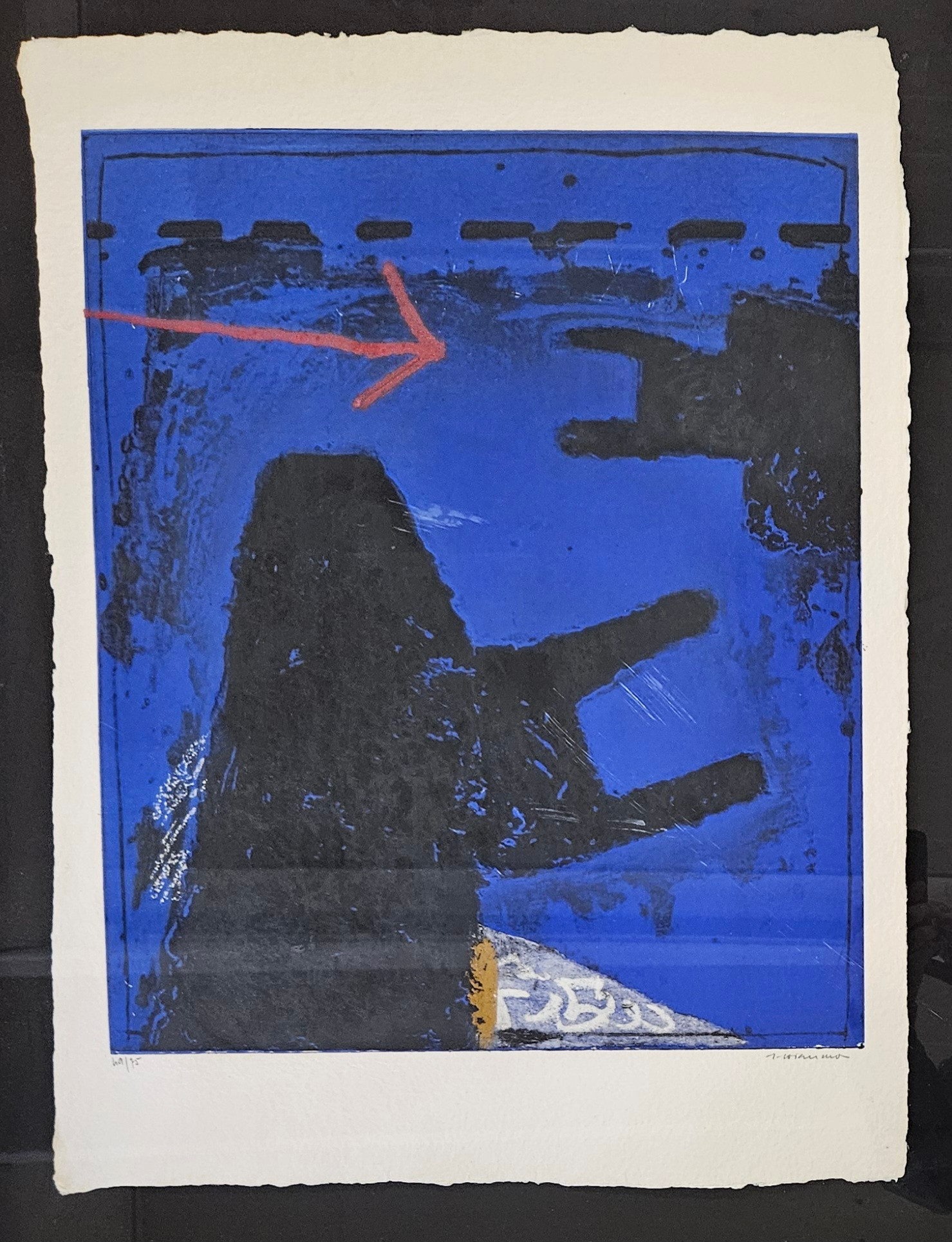 JAMES COIGNARD. Carborundumetsning, signerad J Coignard och numrerad 49/75.