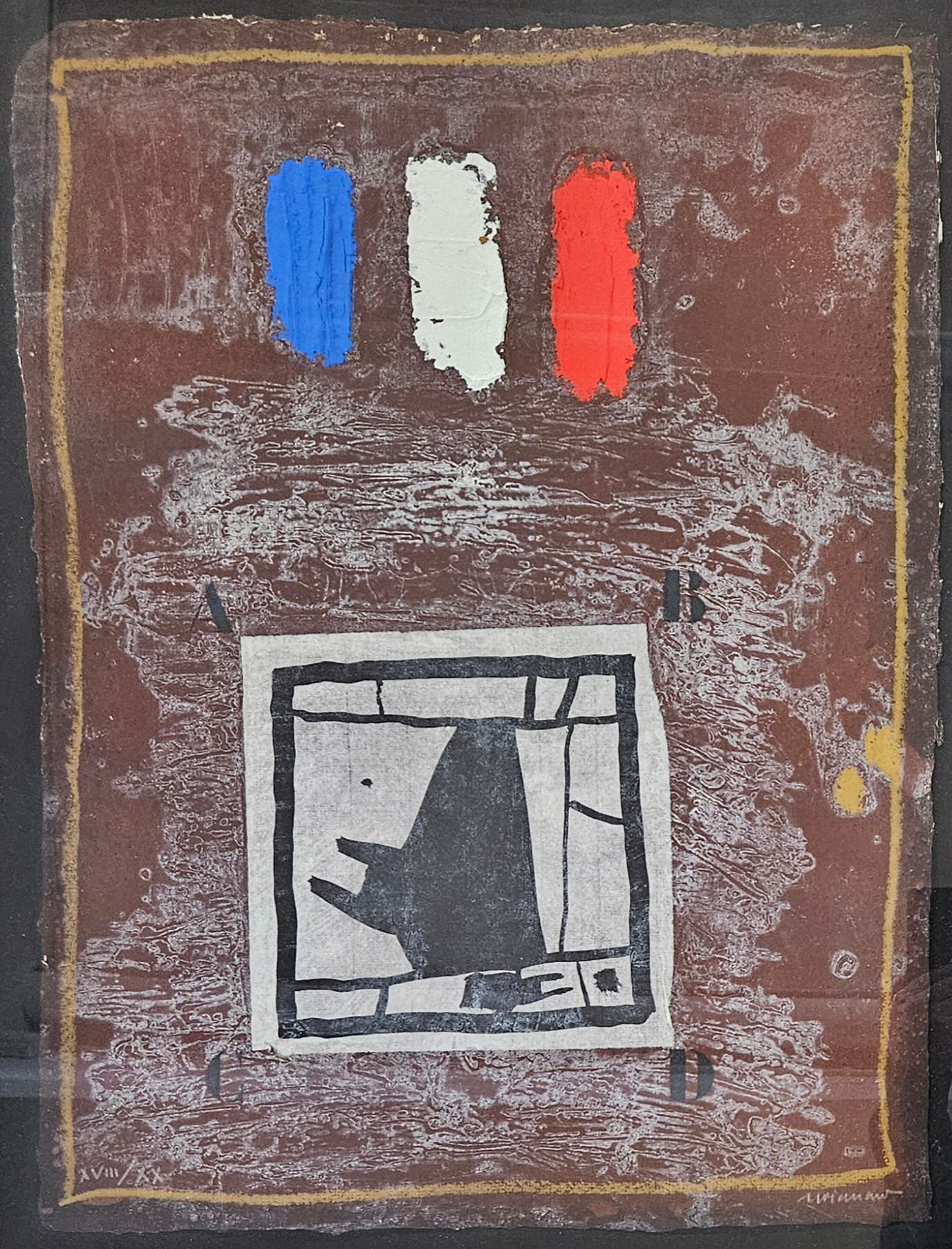 JAMES COIGNARD. Carborundumetsning, signerad J Coignard och numrerad XVIII/XX.