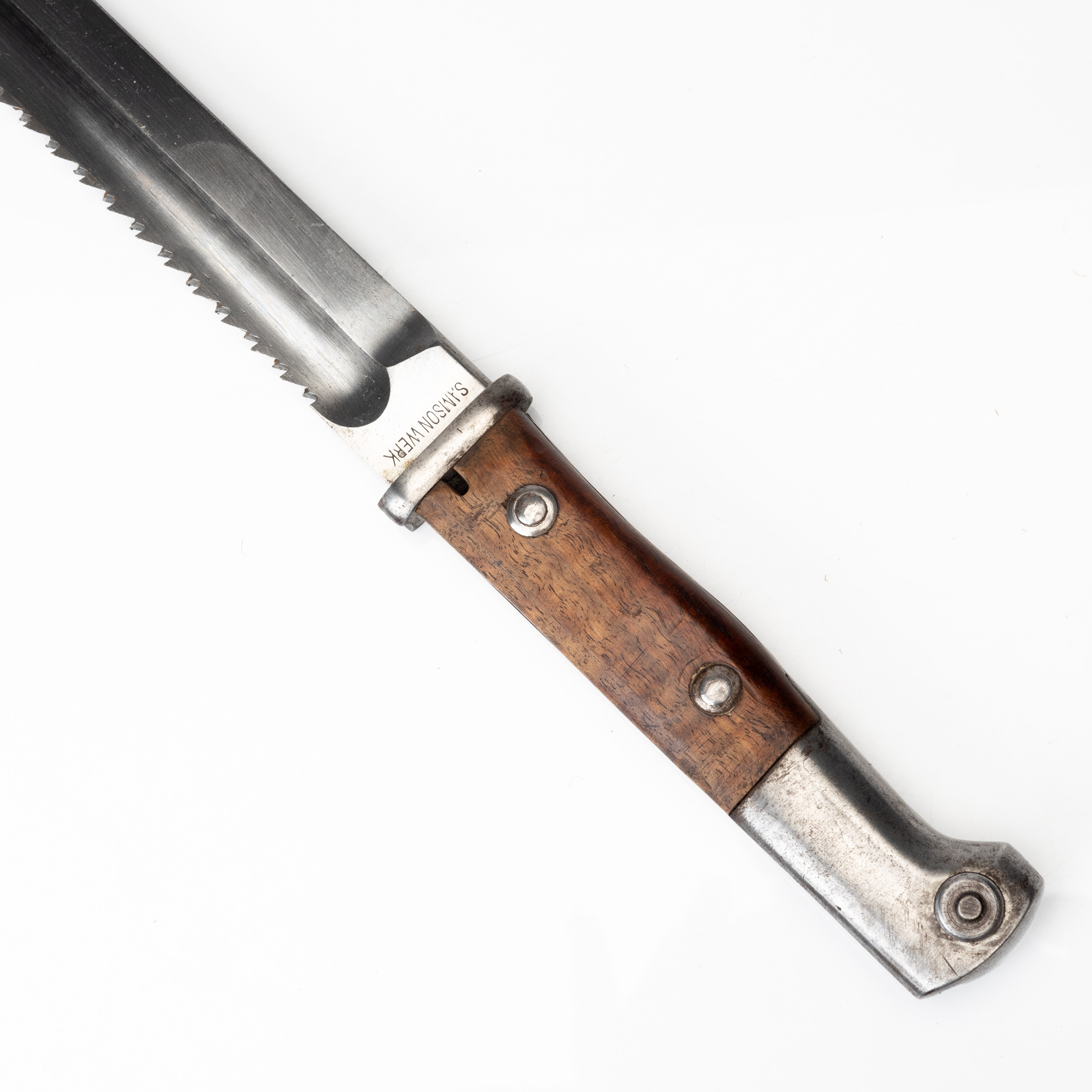 BAJONETT, med stålbalja, Tyskland, m/1914, klingan märkt Samson Werk.