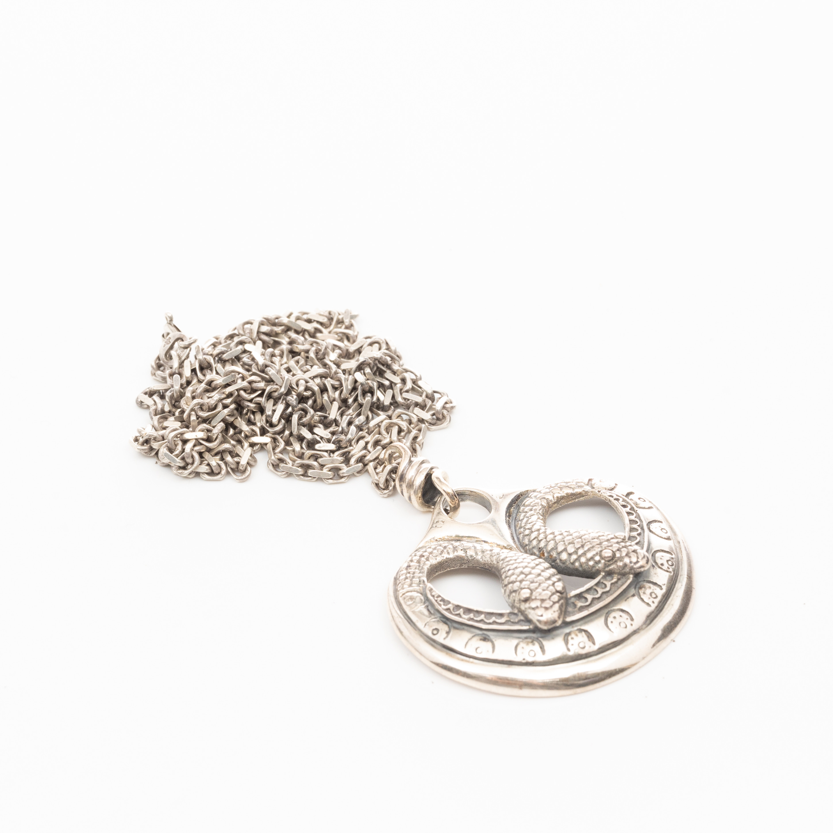 COLLIER, Sterlingsilver, Fornnordiskt motiv.