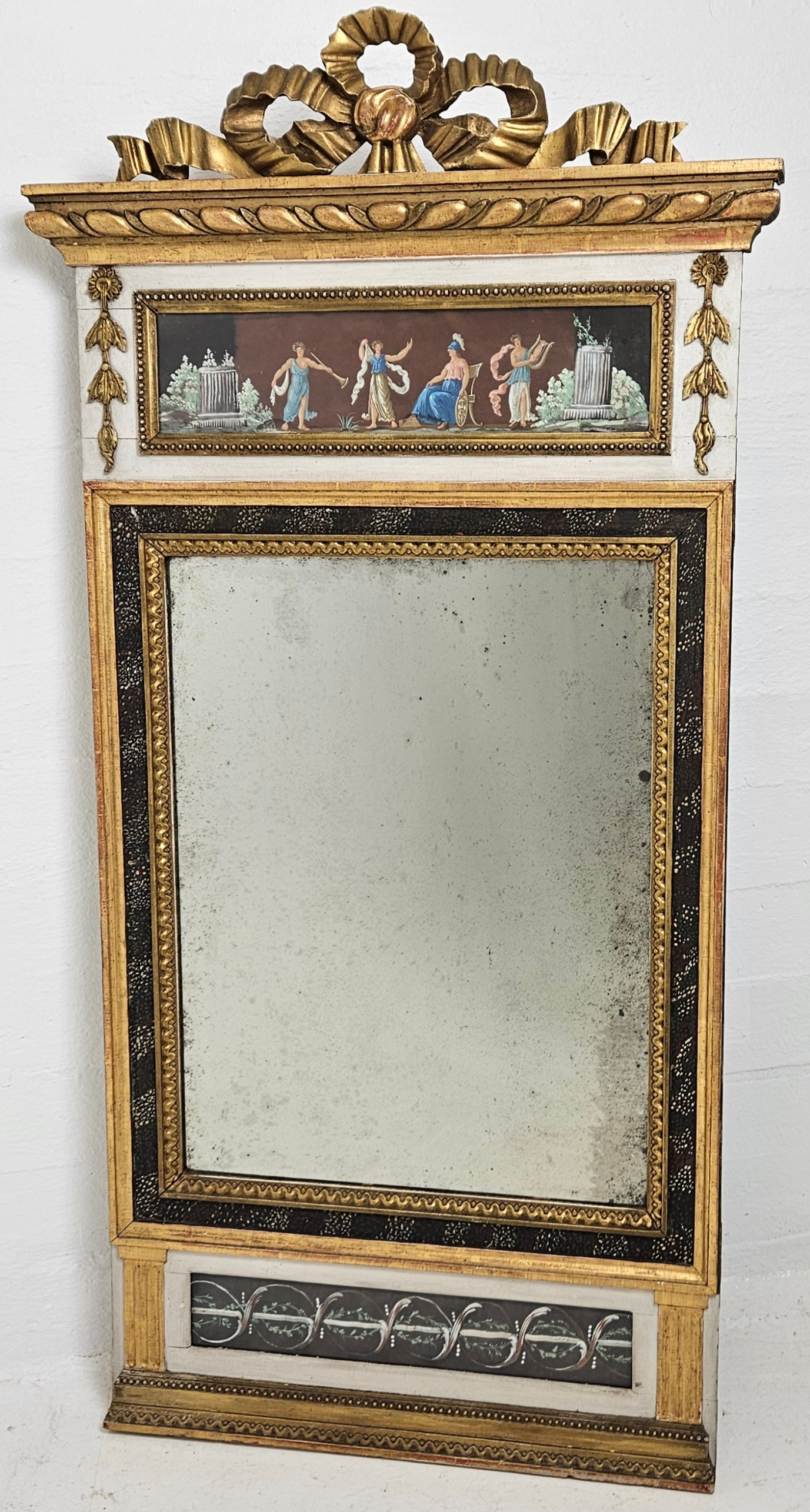 SPEGEL, sengustaviansk, omkring år 1800.