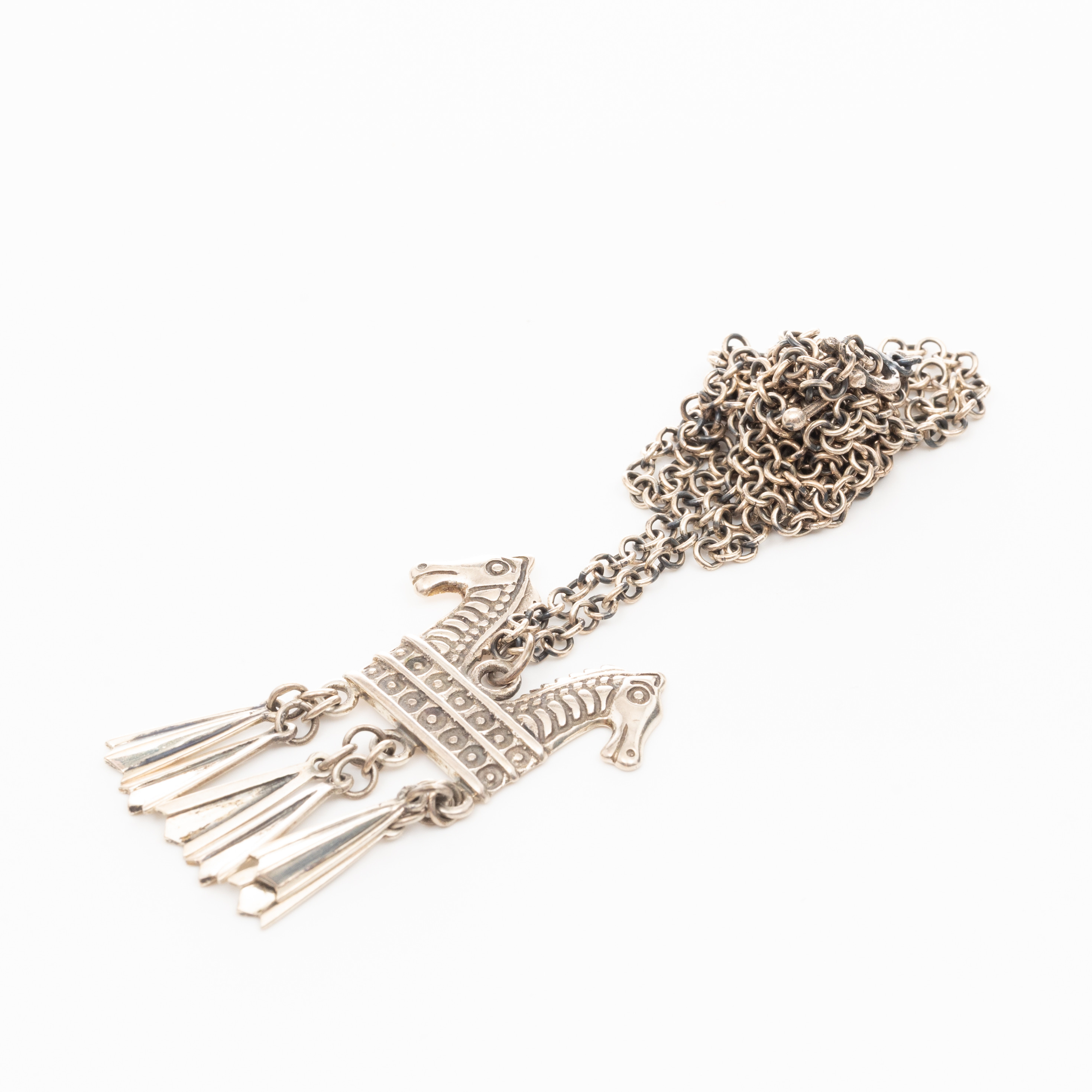 COLLIER, Sterlingsilver, Fornnordiskt motiv.