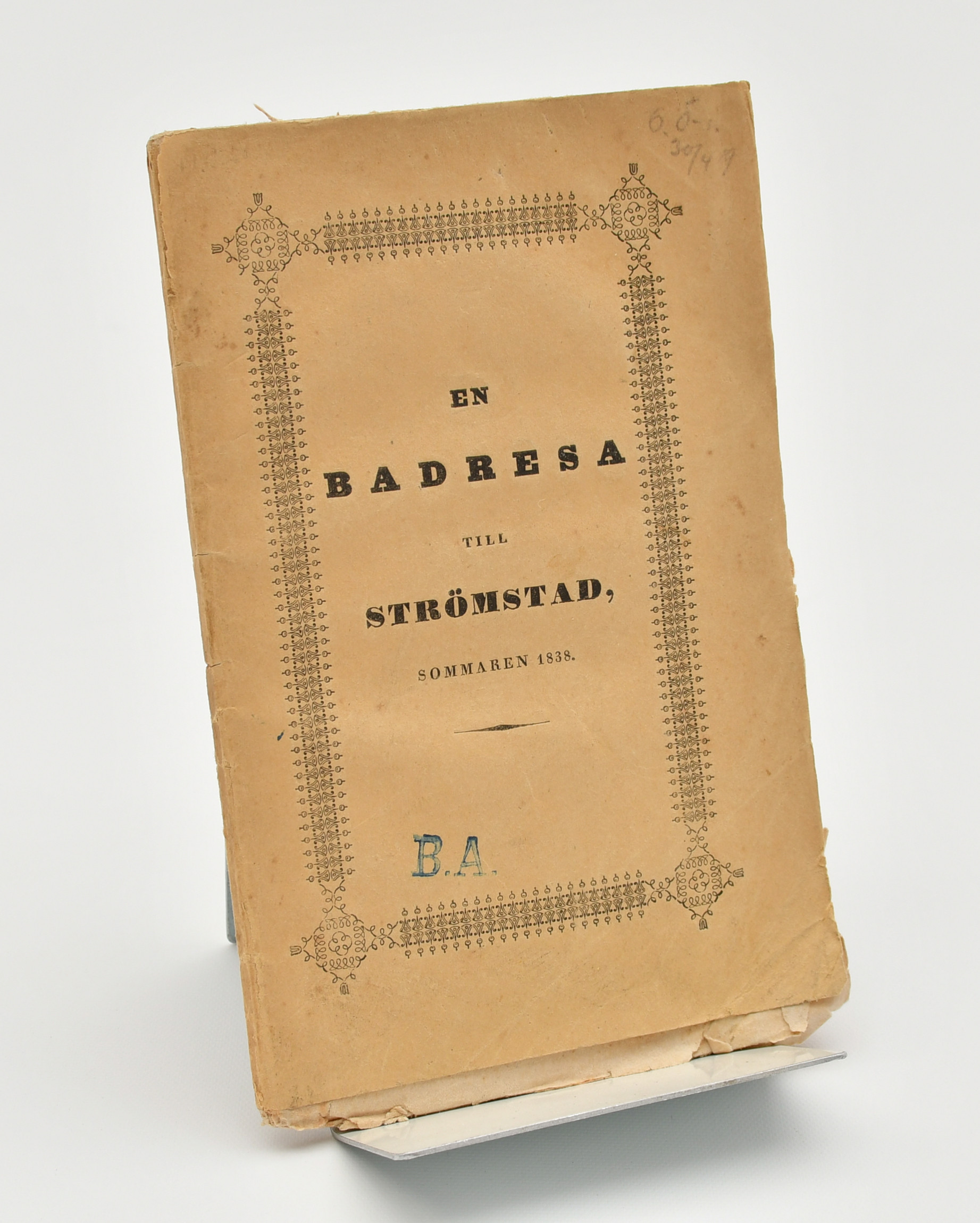 En badresa till Strömstad sommaren 1838.