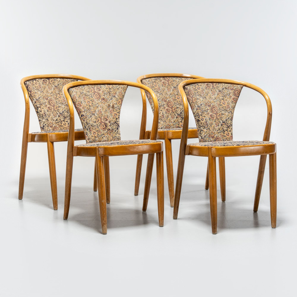 JACK RÄNGE. Stolar, Rotunda, Gemla 1950-tal" 4st (Tillskriven).