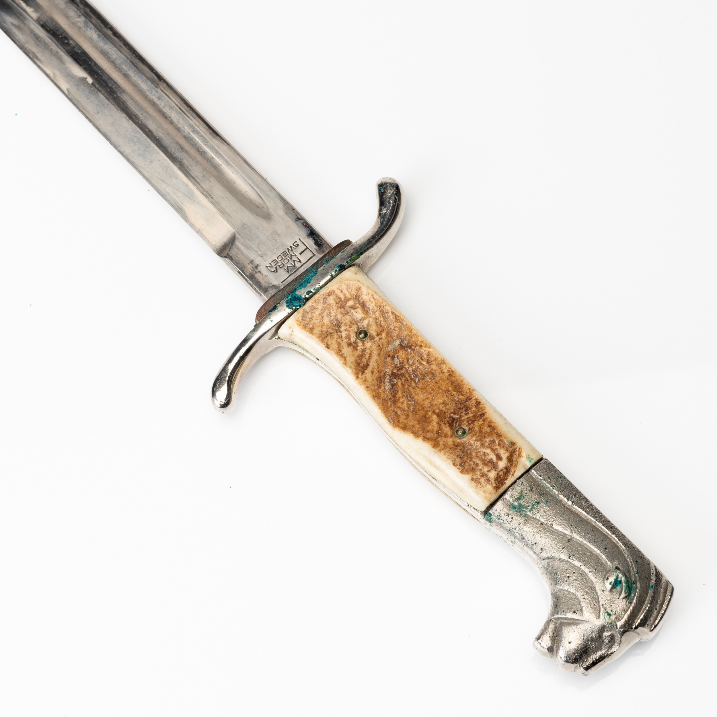 PERMISSIONSBAJONETT, med stålbalja, FMM, Mora.