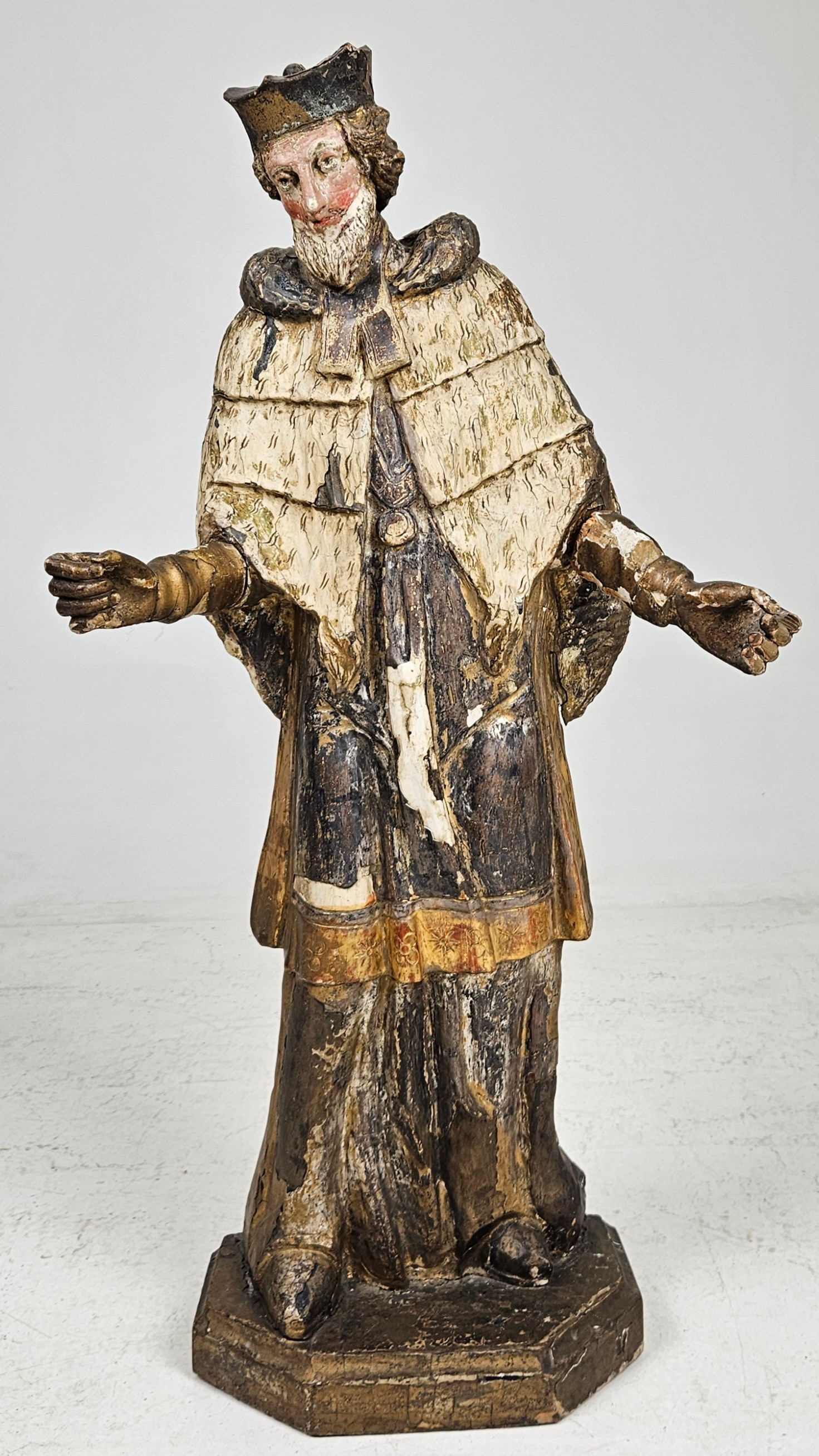 SAKRAL SKULPTUR, skulpterat trä, barock, 1600/1700-tal.