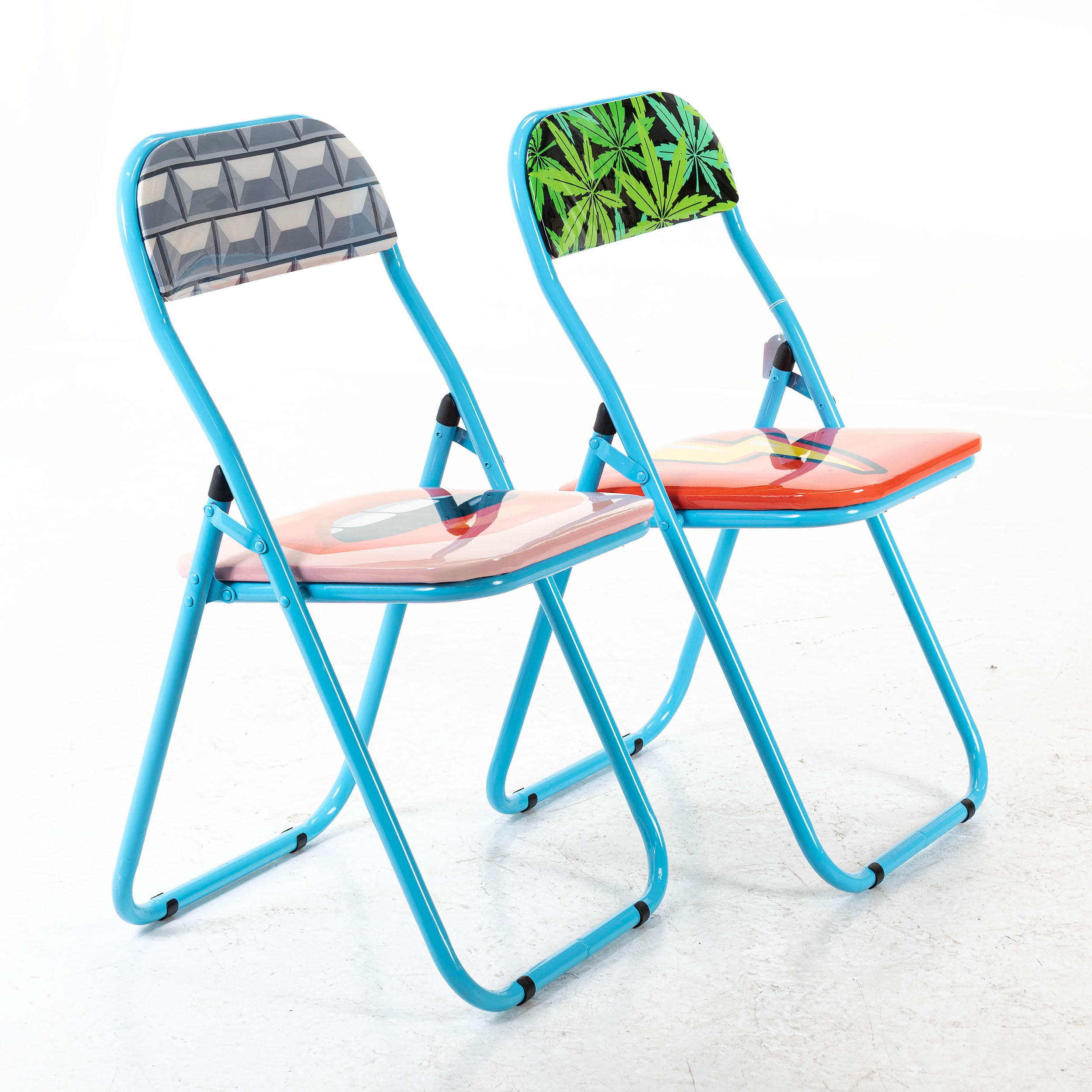 FÄLLSTOLAR, ett par, Seletti, Italien.