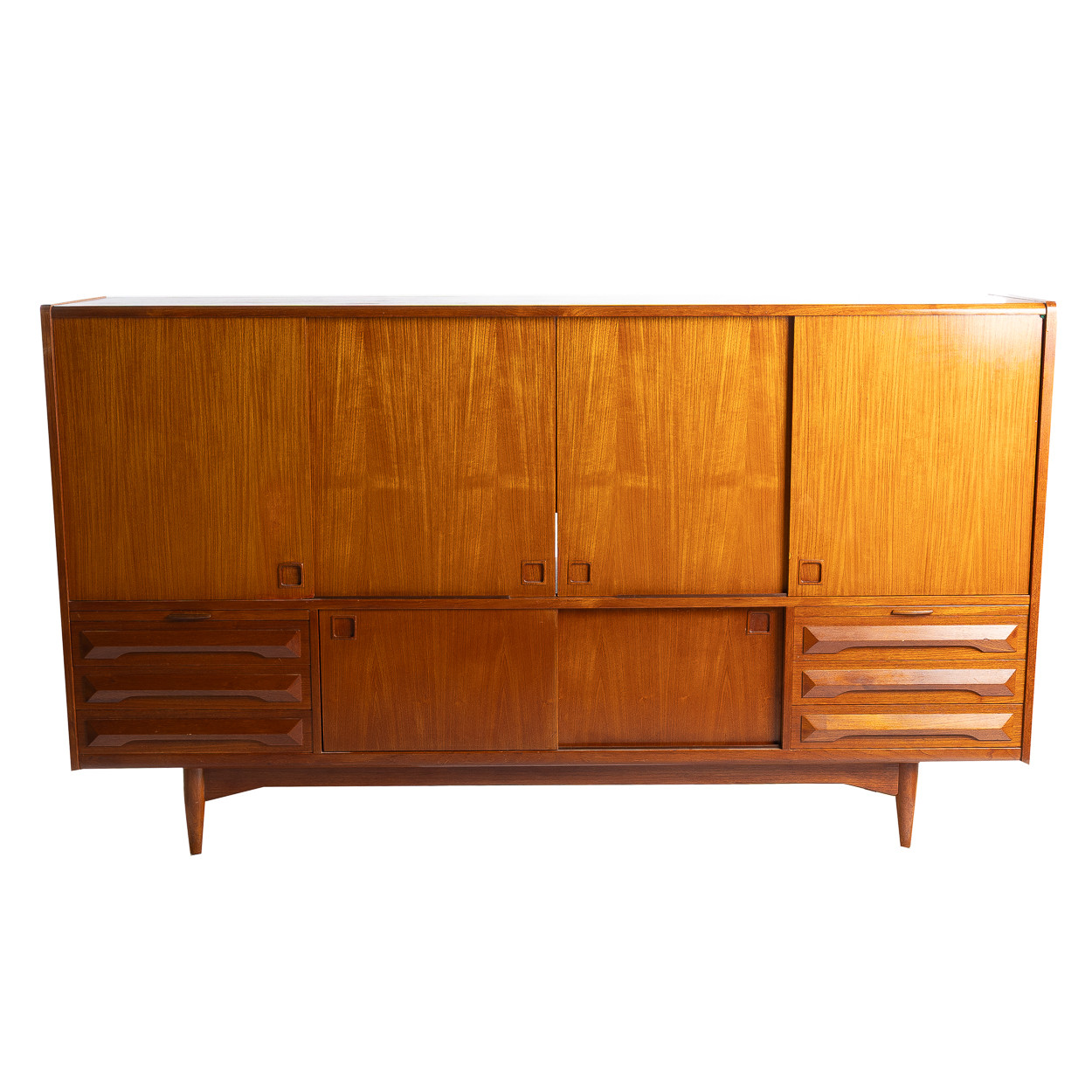 JOHANNES ANDERSEN. Highboard, Uldum, Danmark, 1950/60-tal.