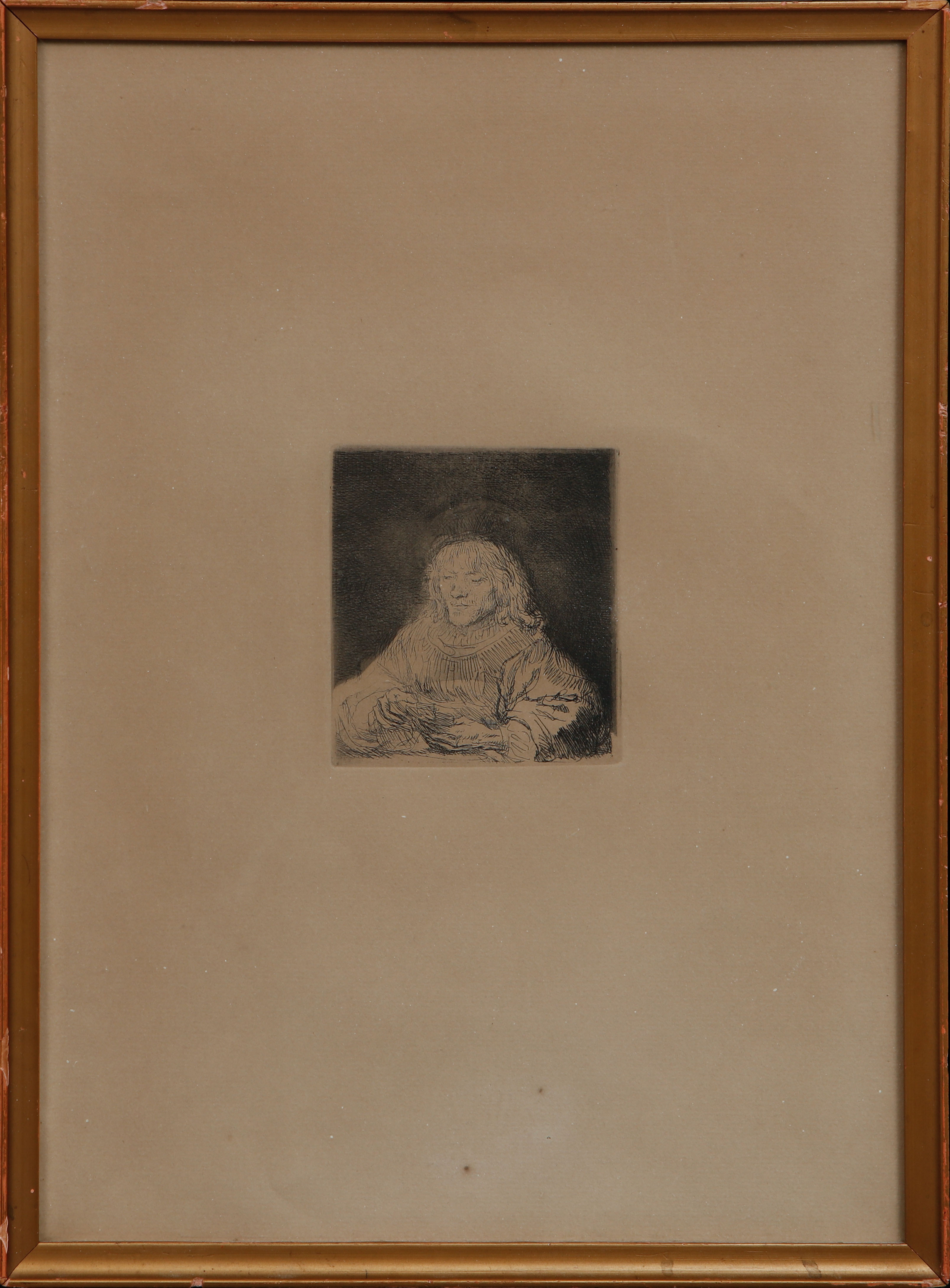 REMBRANDT  VAN RIJN. EFTER. Etsningar, 2 st.