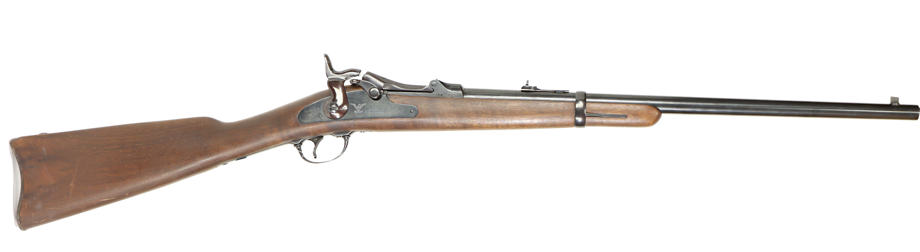 GEVÄR, fabrikat Harrington & Richardson, modell 1873 Springfield, kaliber .45-70, tillv.nr 2532, se-nr SE0137591.