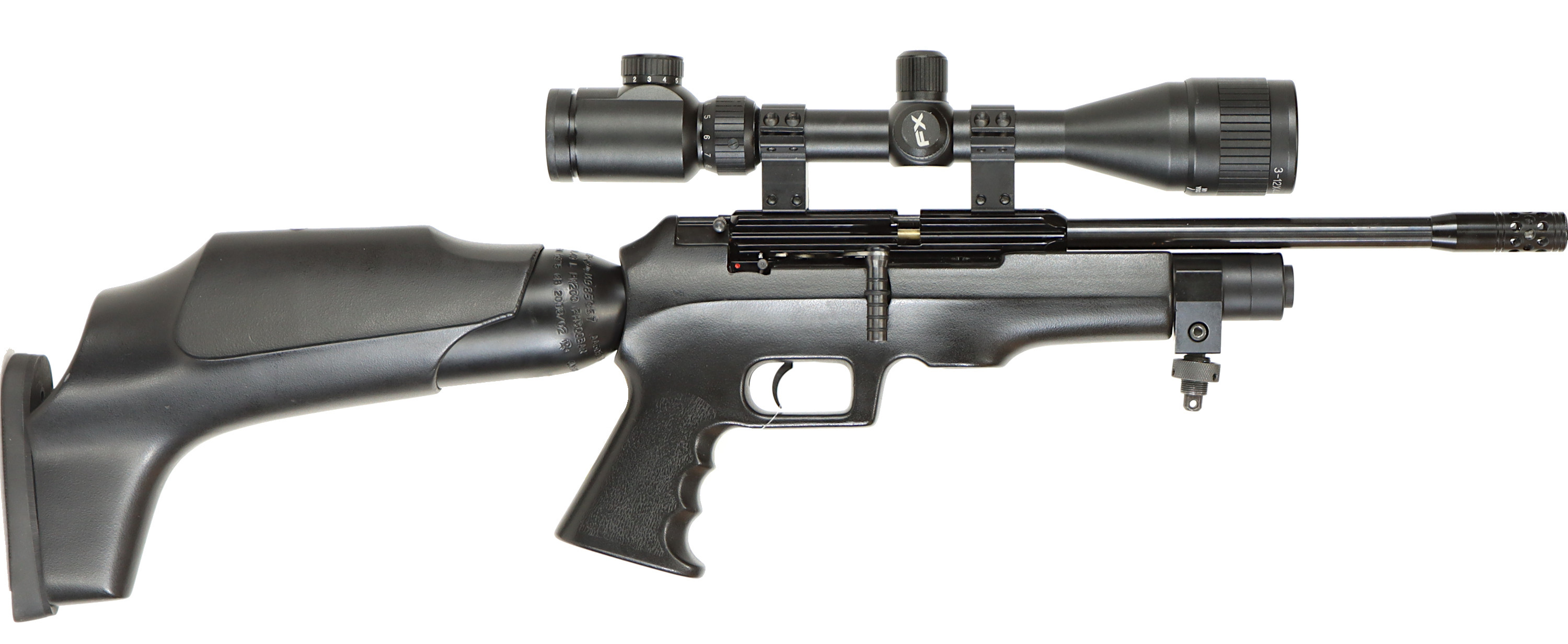 LUFTGEVÄR, fabrikat FX, modell Verminator, kaliber .22, tillv.nr FX23487.