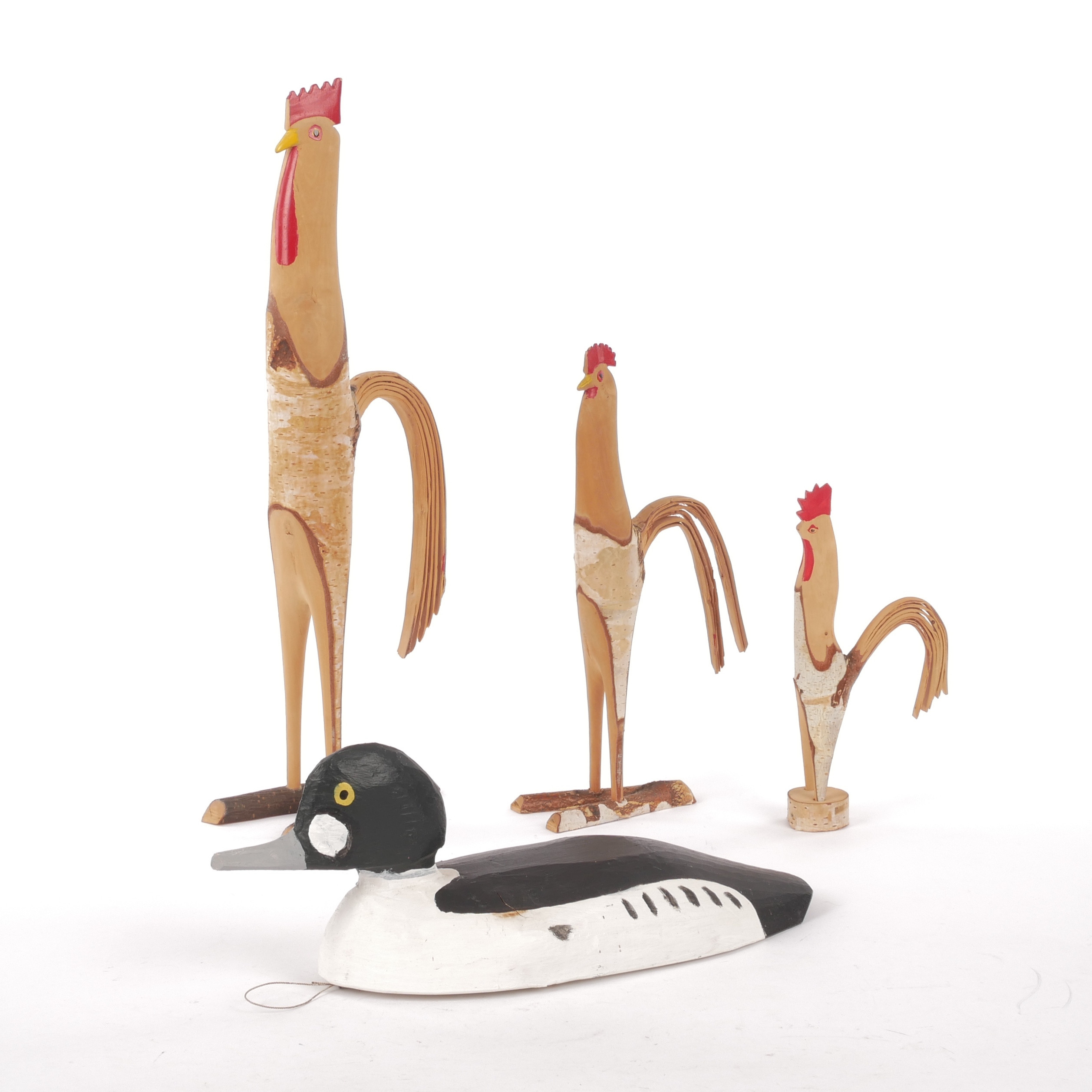 VETTE OCH TORSÅSTUPPAR, 4 st, trä, 1900-talets sista del.