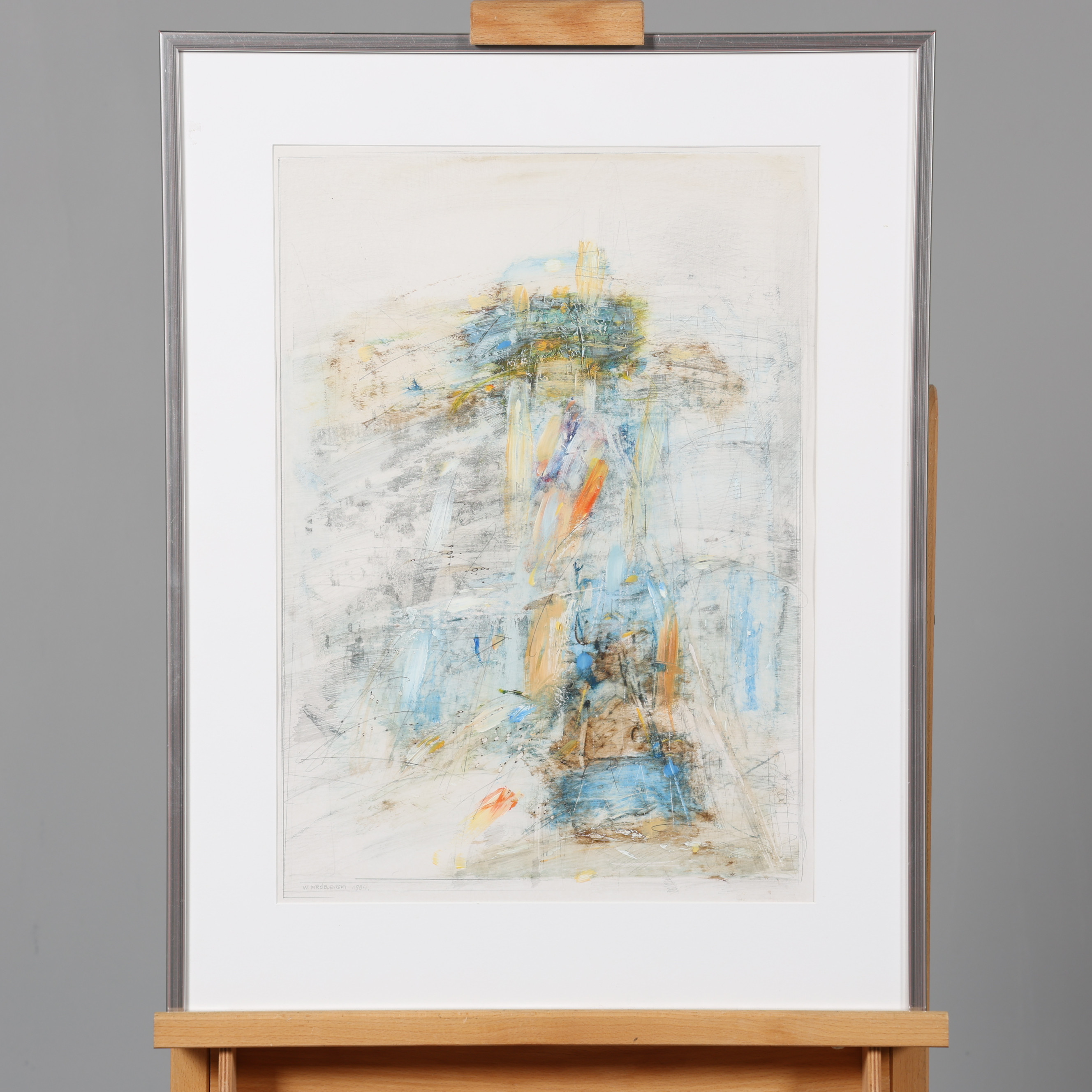 WALENTY WROBLEWSKI. BLANDTEKNIK, signerad samt daterad 1994.