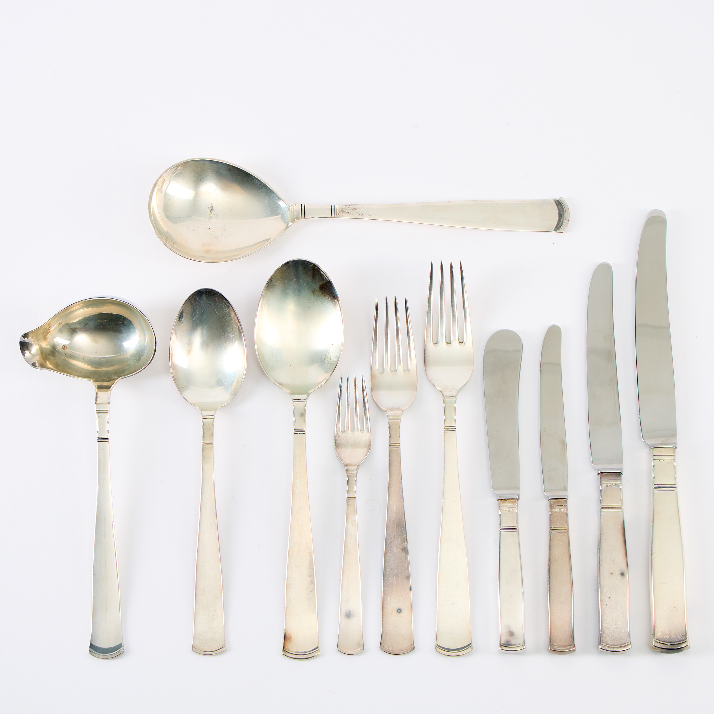 BESTICK 102 delar silver. "Rosenholm" GAB.