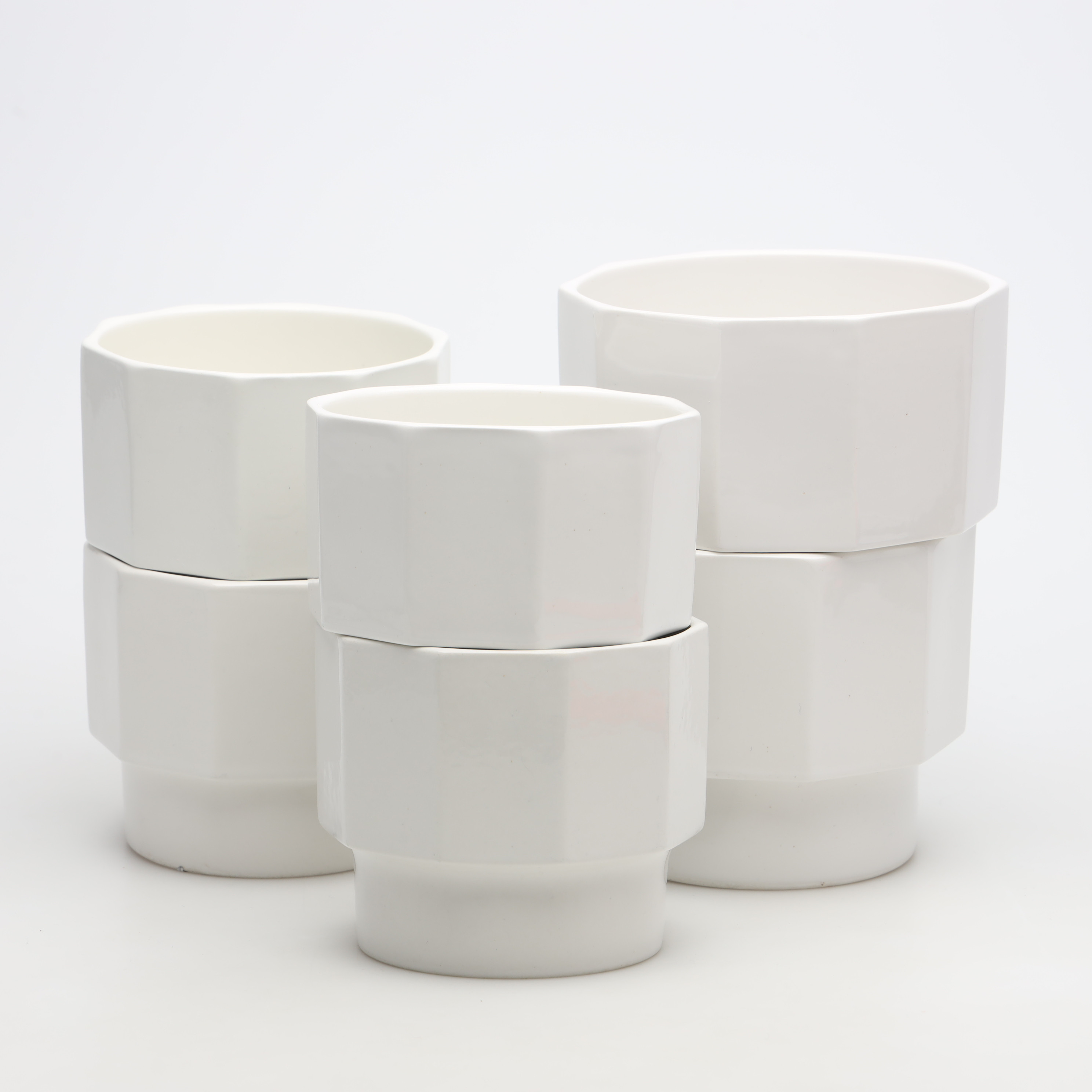 YTTERFODER, 6 stycken, porslin, "Plantina", Gustavsberg.