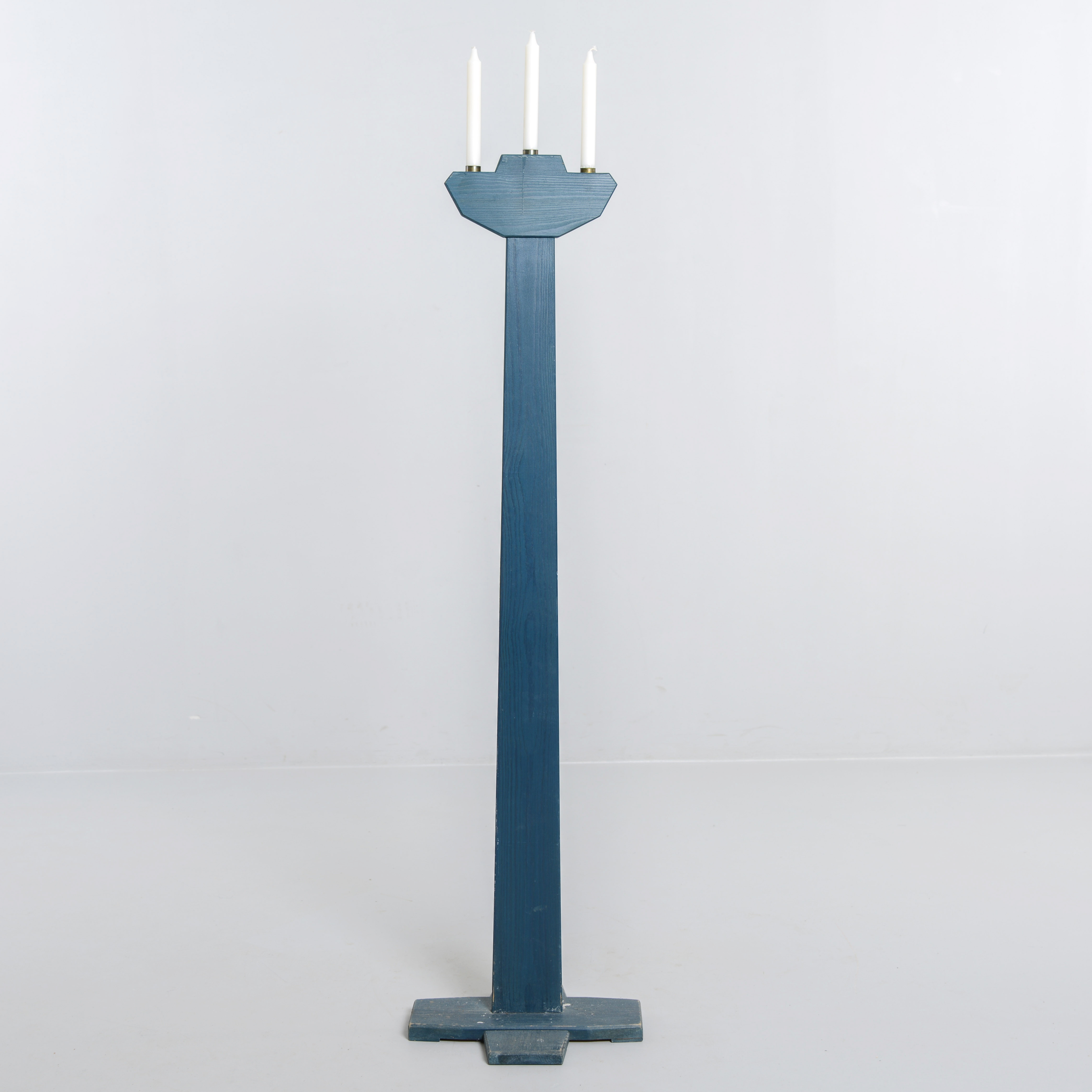 GOLVLJUSSTAKE, blåbetsad furu, 1900-talets senare del.