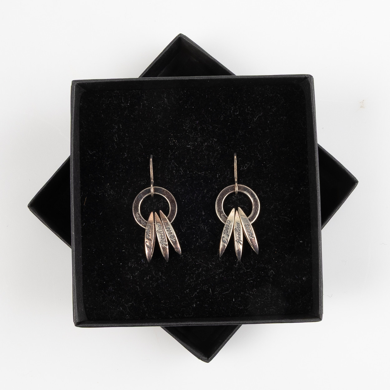 EFVA ATTLING. Örhängen, 1 par, "Me, Myself & I", sterlingsilver.
