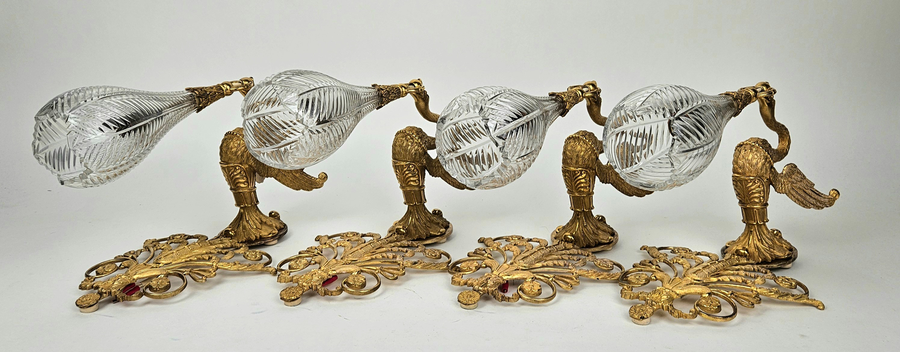 APPLIQUER/LAMPETTER, 4 st, Sankt Petersburg, Ryssland, 1800-tal.