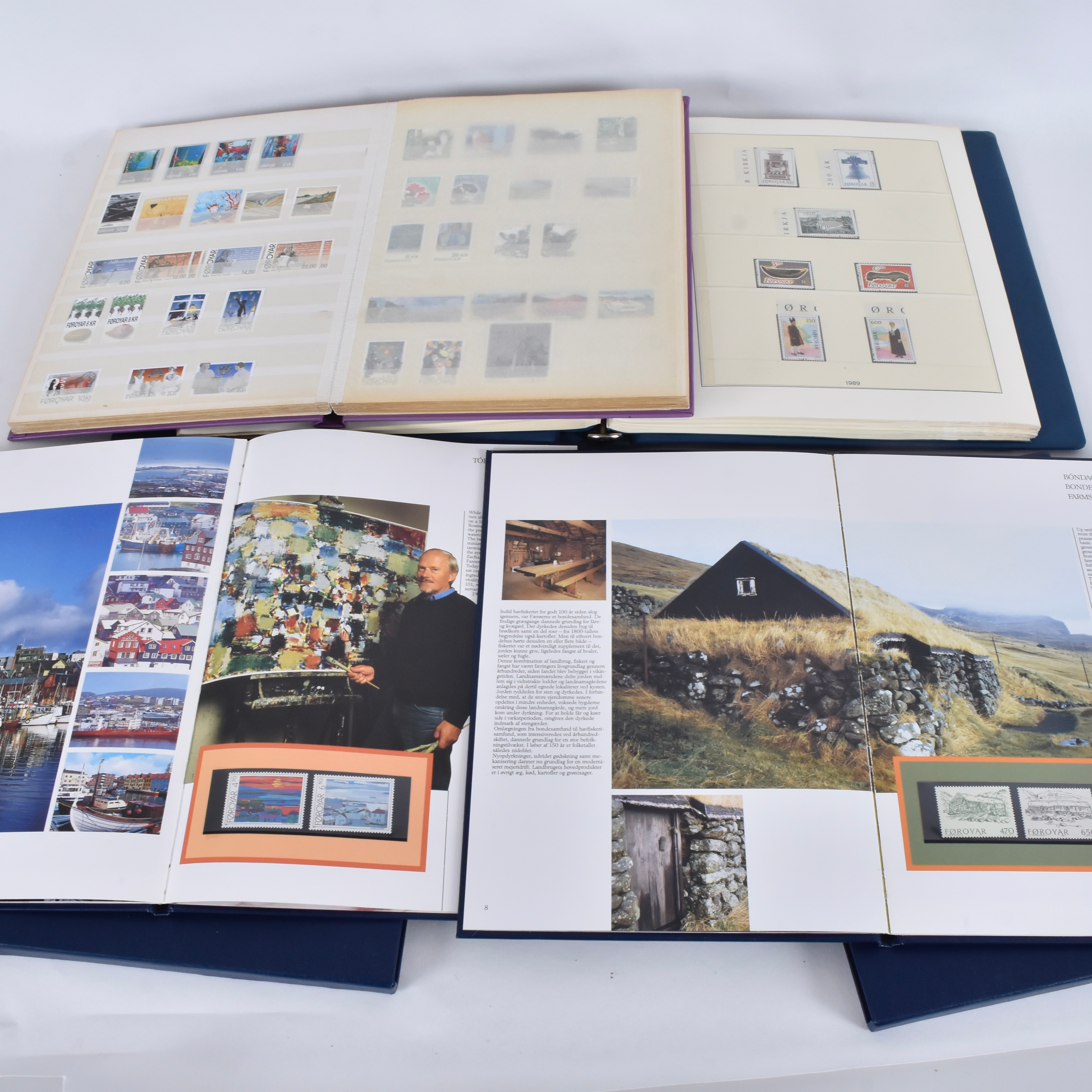 FRIMÄRKSSAMLING, Färöarna.