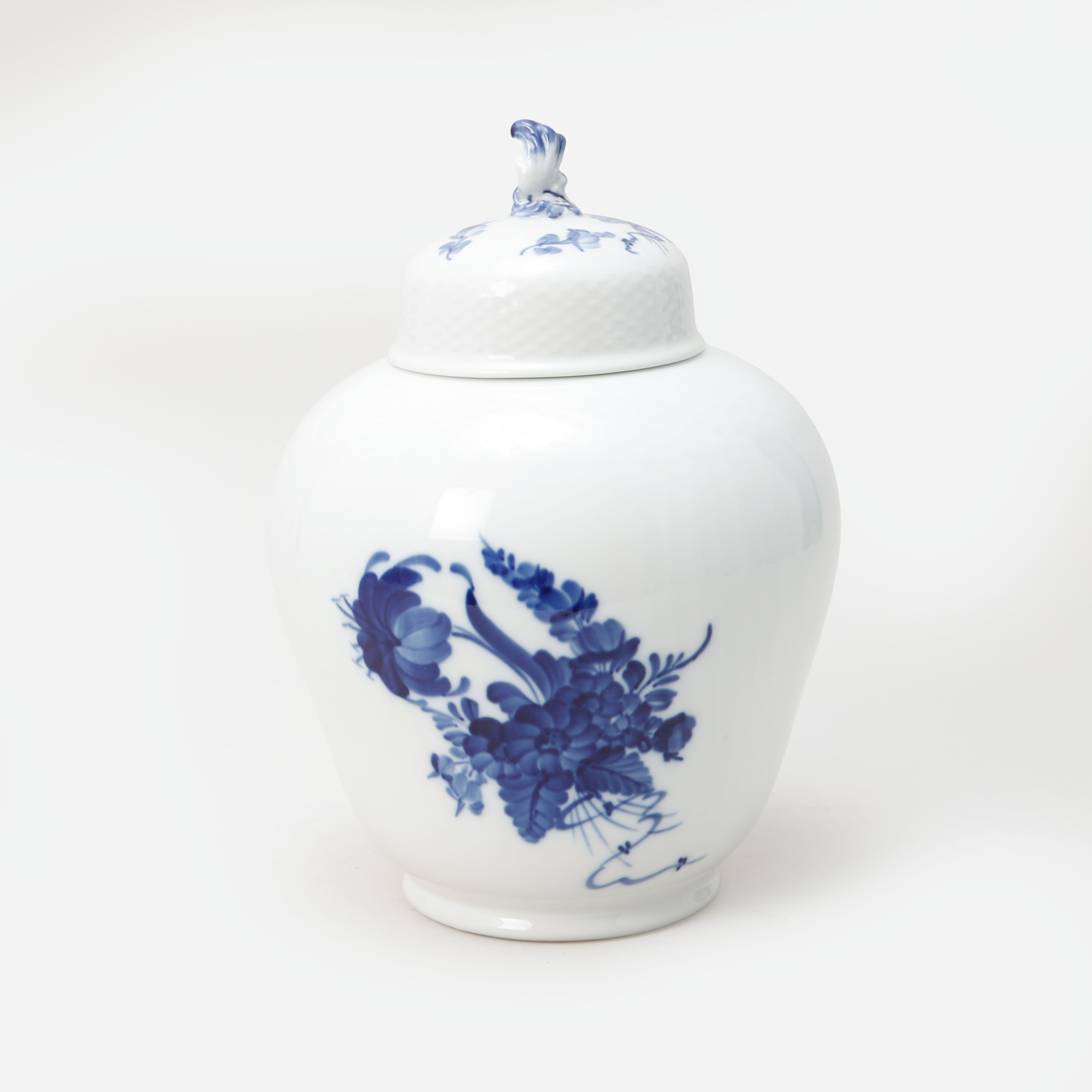 SERVISDELAR, 10 st, "Blå Blomst", porslin, Royal Copenhagen, Danmark.