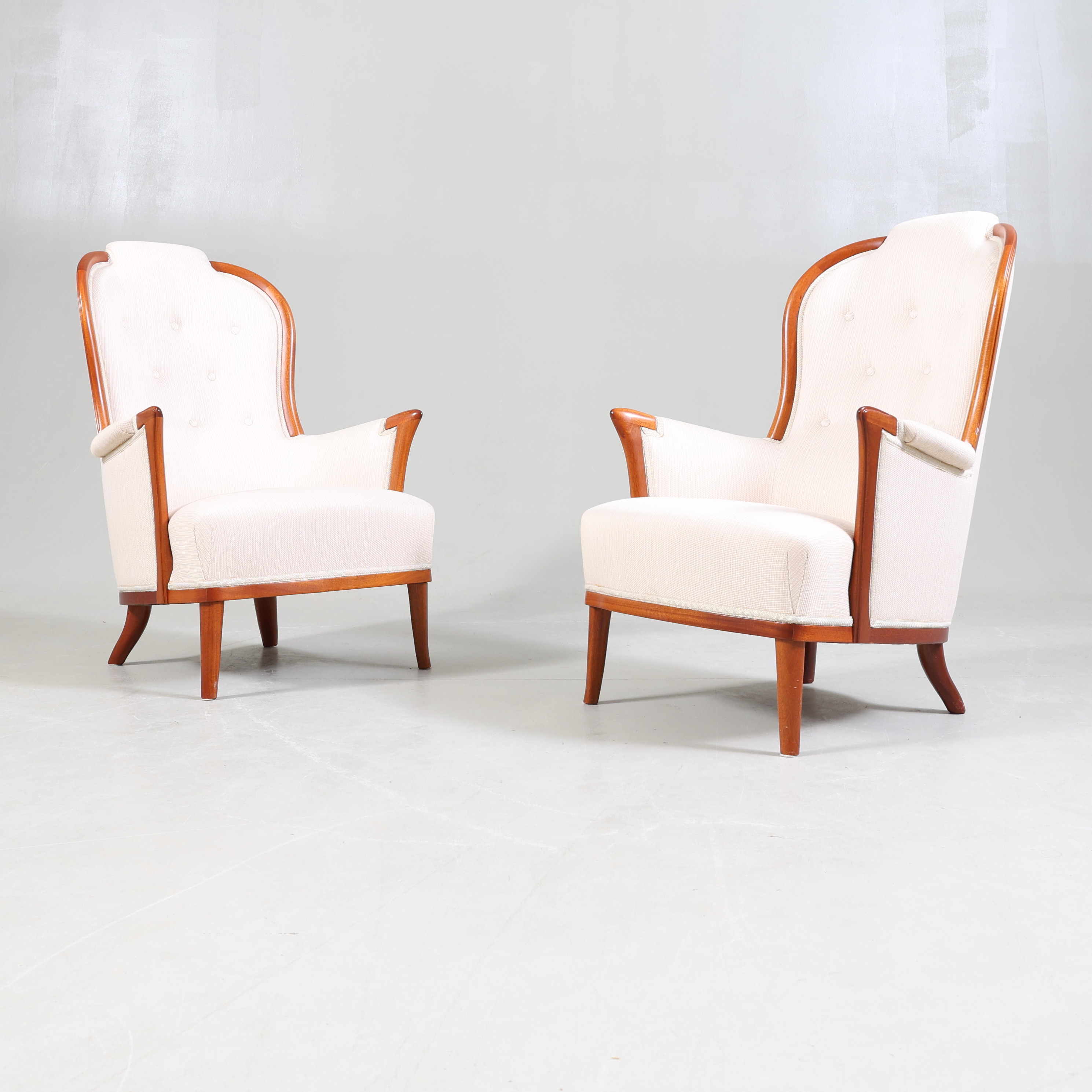 CARL MALMSTEN. fåtölj, "Vår Fru", O.H. Sjögren, formgiven 1961.