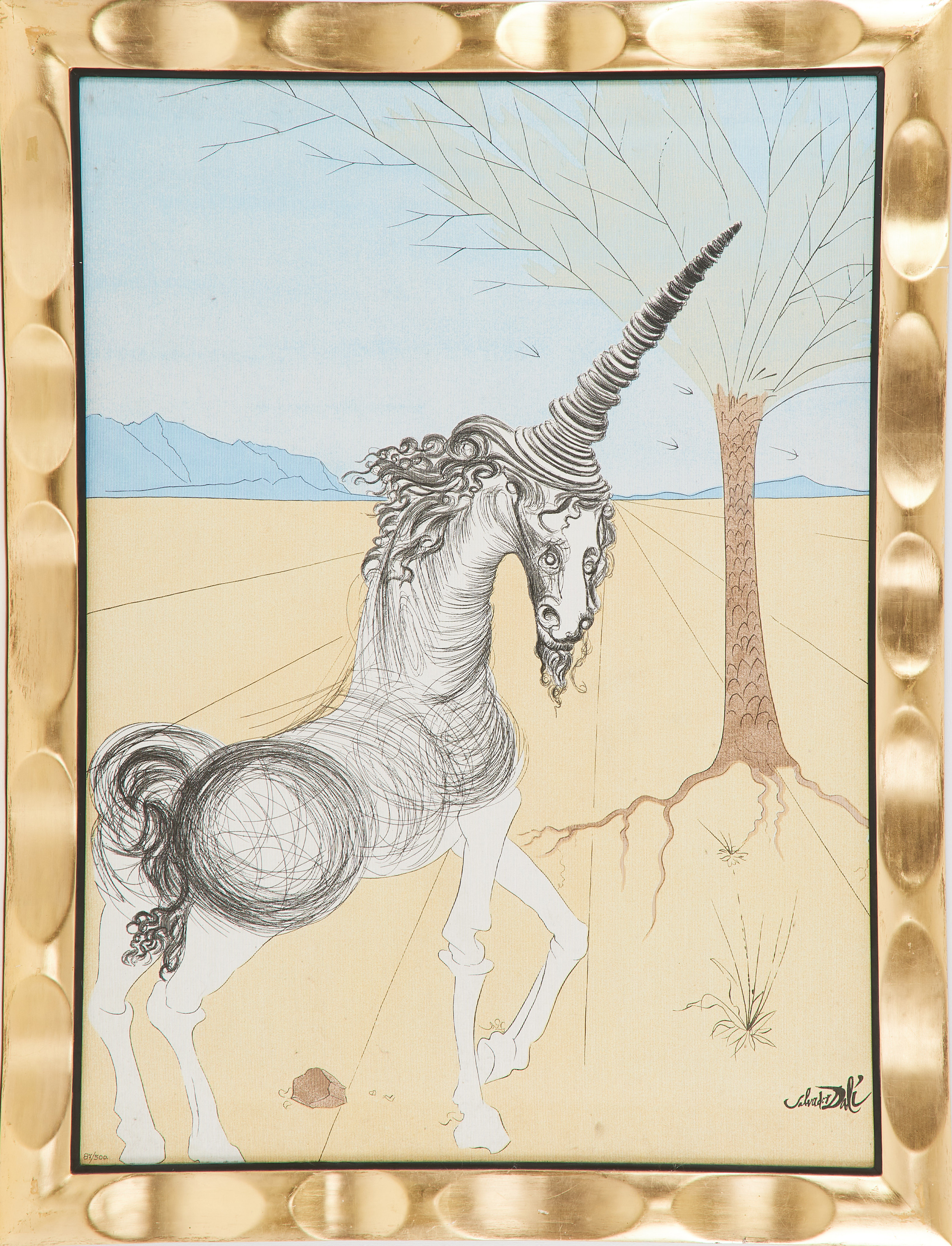 SALVADOR DALÍ. EFTER. Joseph, from the Twelve Tribes of Israel, väv, numrerad 84/500, signerad i väven.