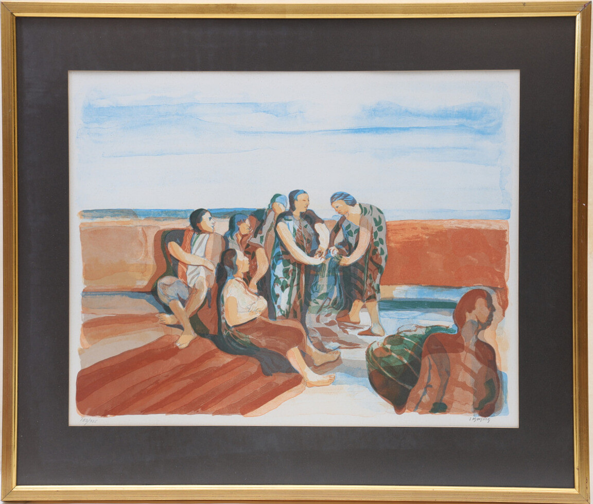 IVAR MORSING. Figurer, signerad och numrerad.