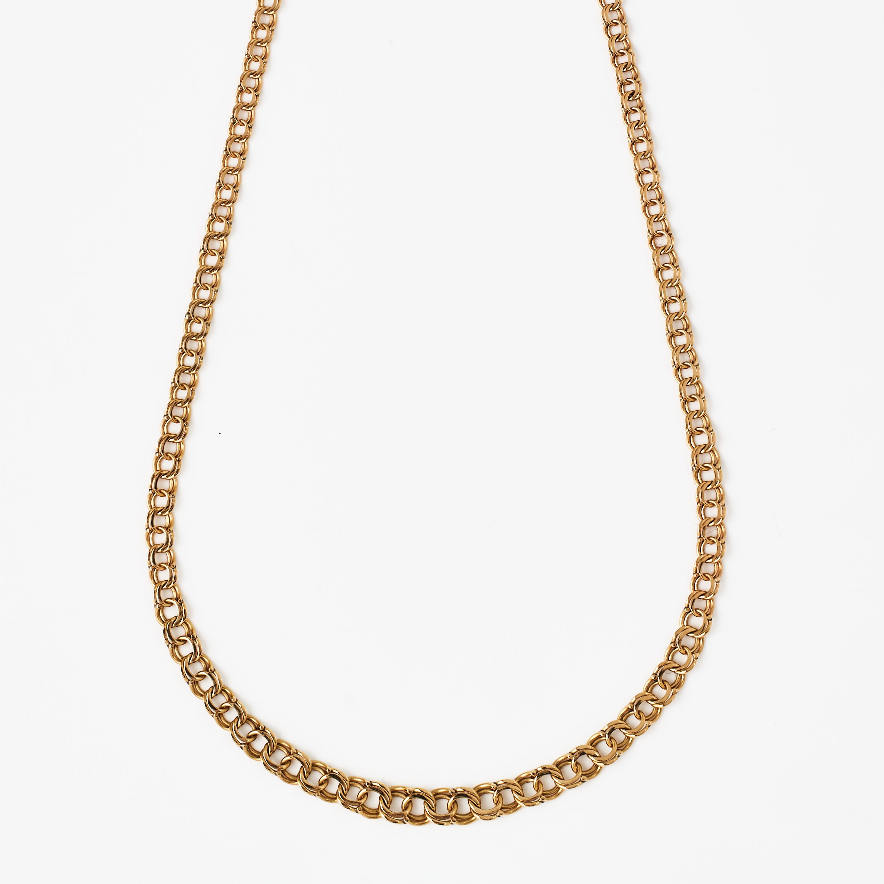 COLLIER, 18 k guld, doserad Bismarck, Claréus Guldsmeds AB, Stockholm, (årsindex saknas).