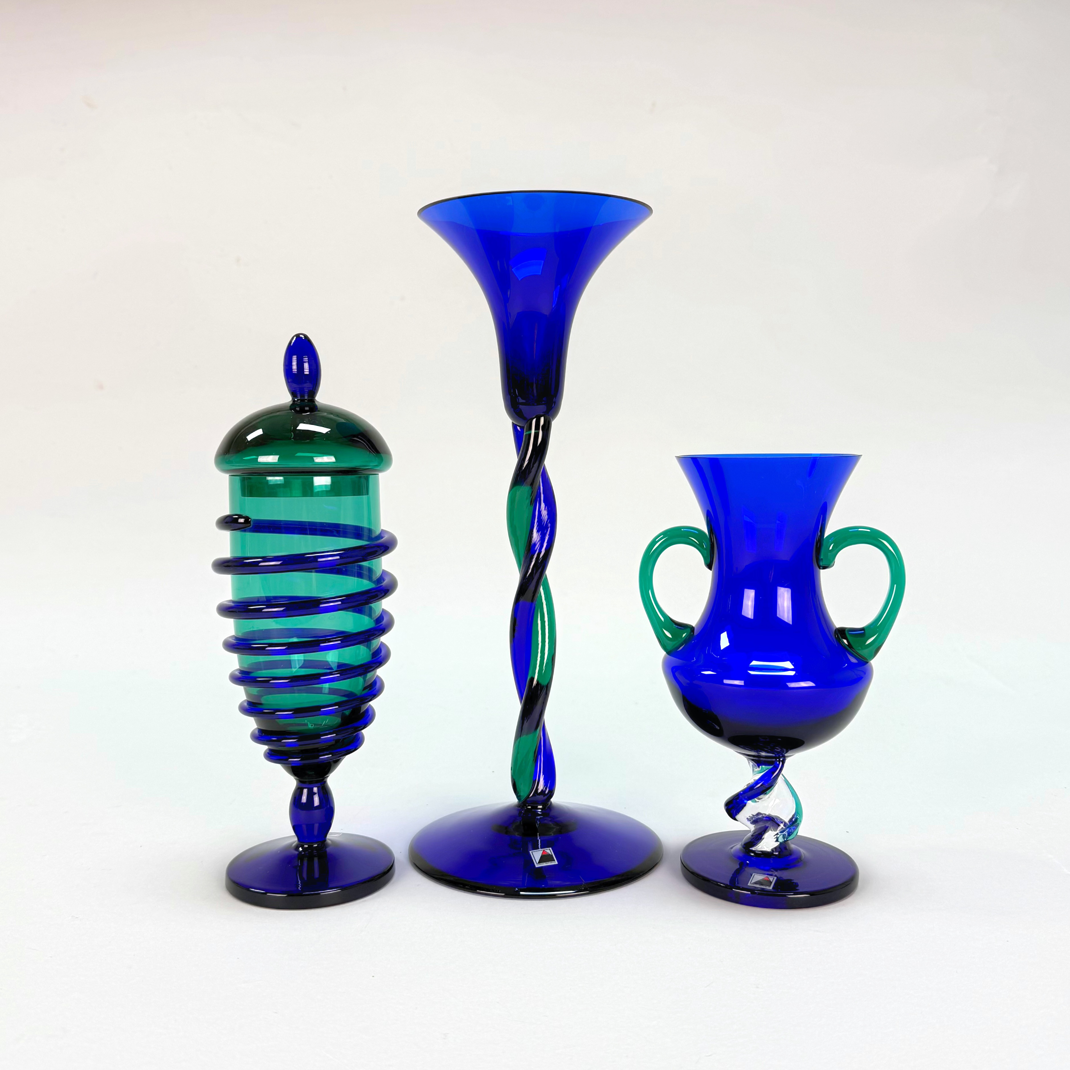 GLAS - konstglas, Tjeckien 3 delar.