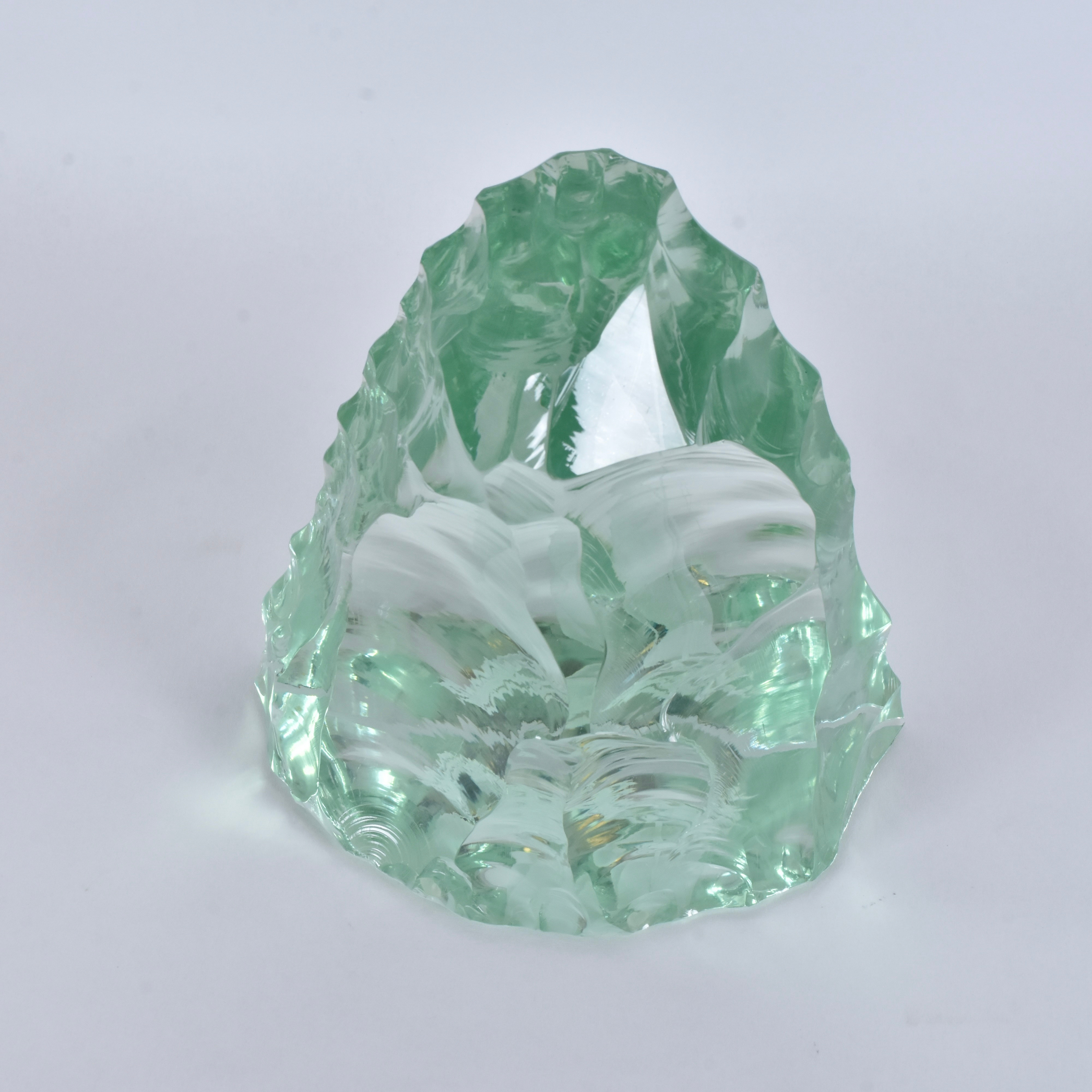 VICKE LINDSTRAND. Skulptur, glas, Kosta Boda.