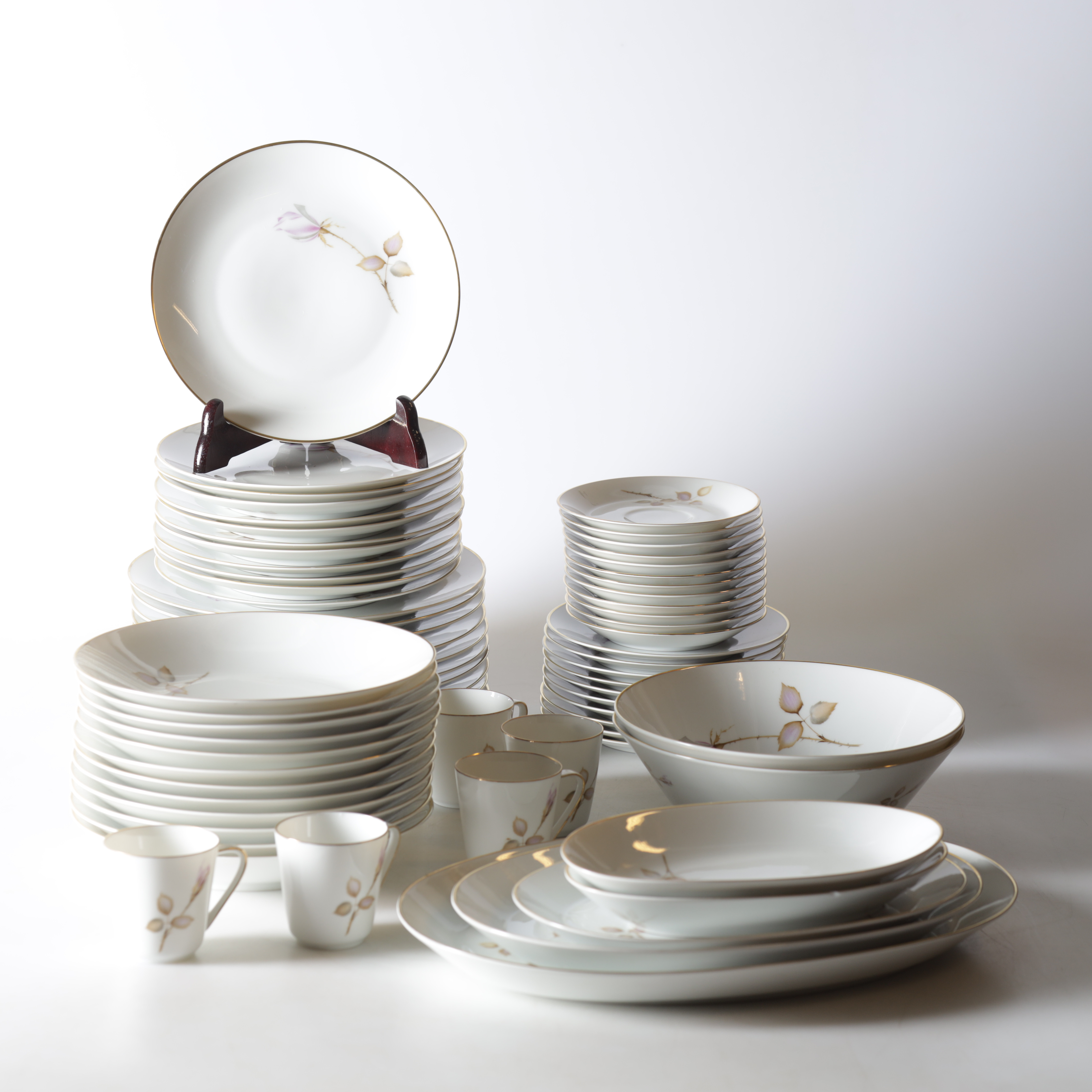 SERVIS, 64 delar, porslin, Hutschenreuther, Selb, Bavaria.