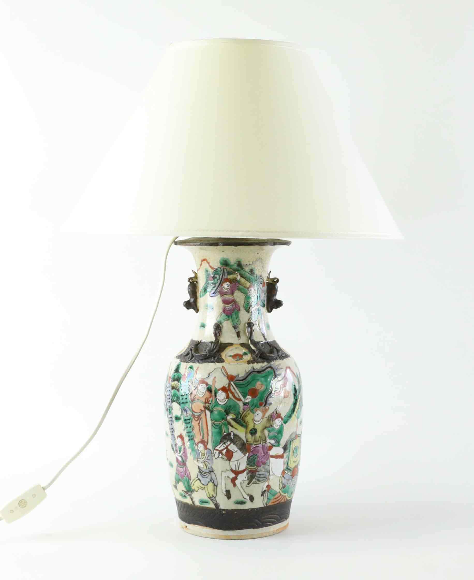 BORDSLAMPA, Kina, porslin, 1900-tal.